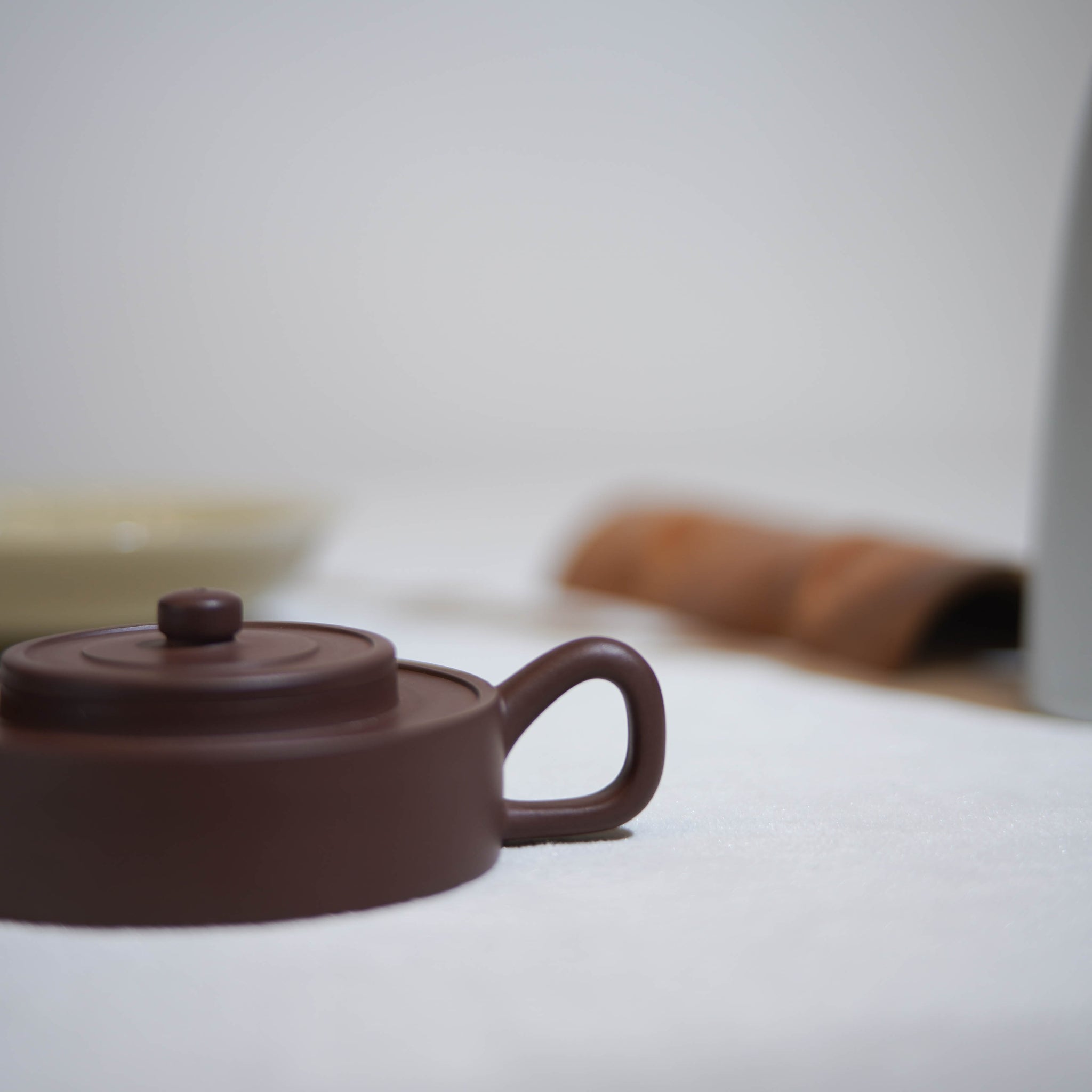 *New Product* [Ming Style Zhoupan] Fully Handmade Raw Mineral Purple Clay and Purple Clay Teapot