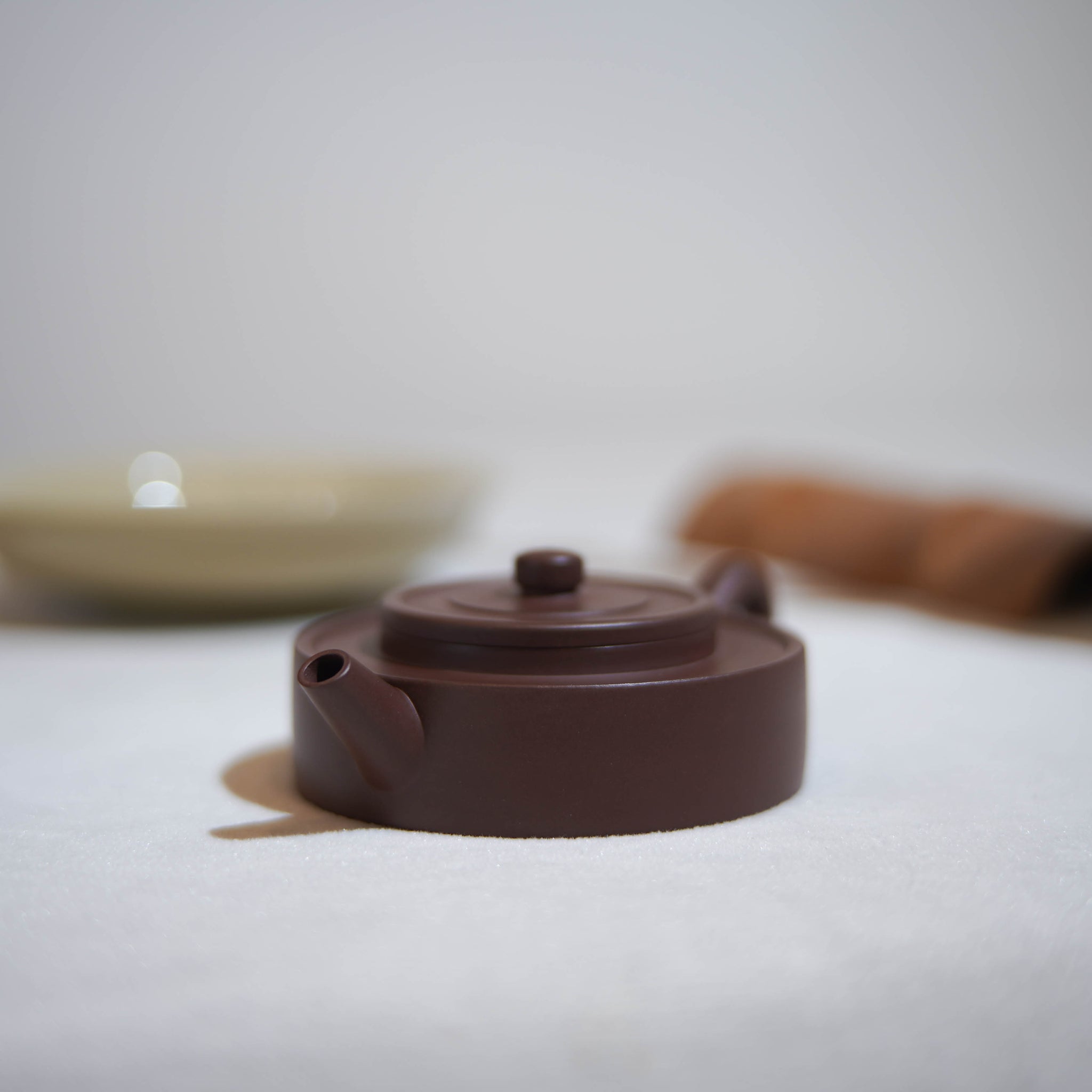 *New Product* [Ming Style Zhoupan] Fully Handmade Raw Mineral Purple Clay and Purple Clay Teapot