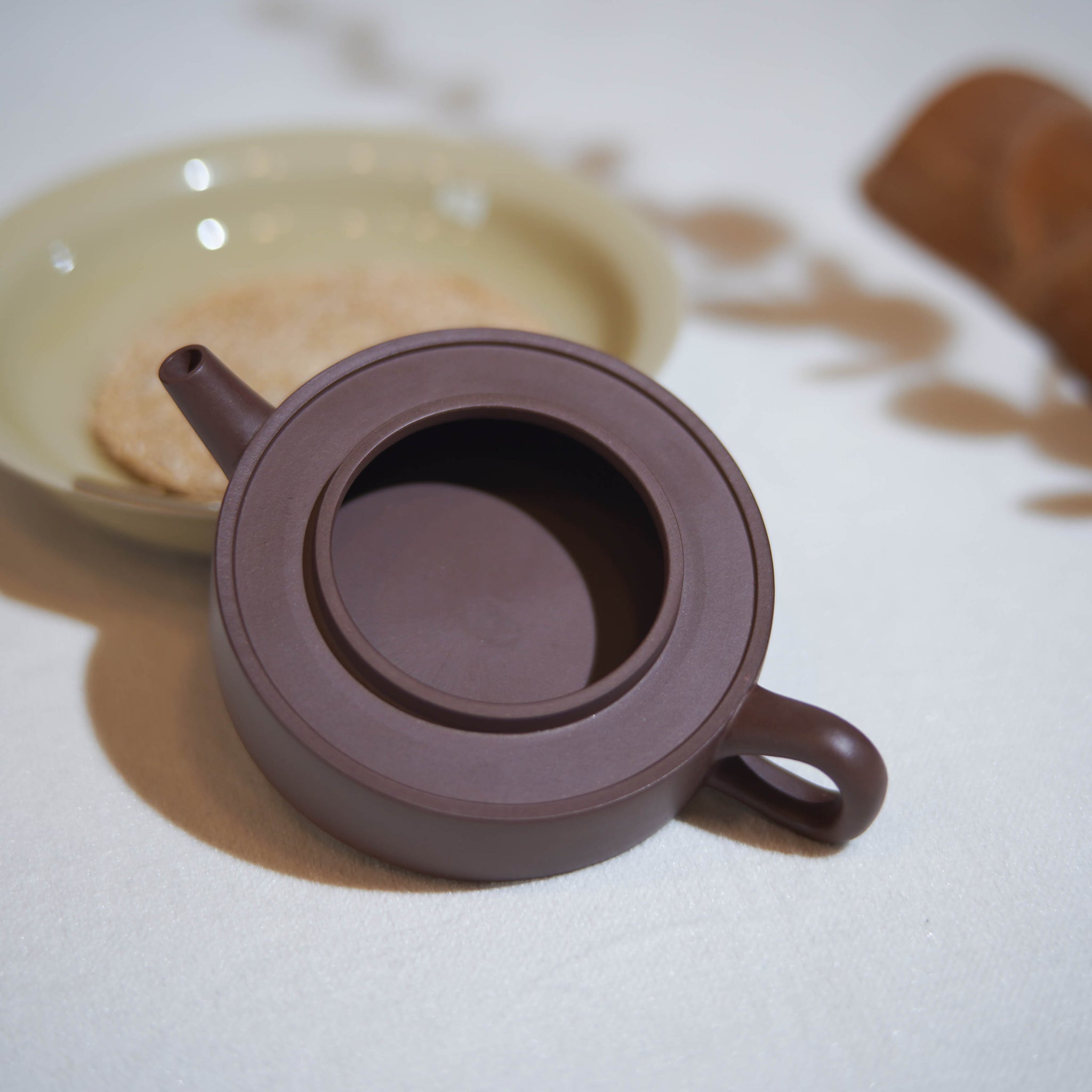 *New Product* [Ming Style Zhoupan] Fully Handmade Raw Mineral Purple Clay and Purple Clay Teapot