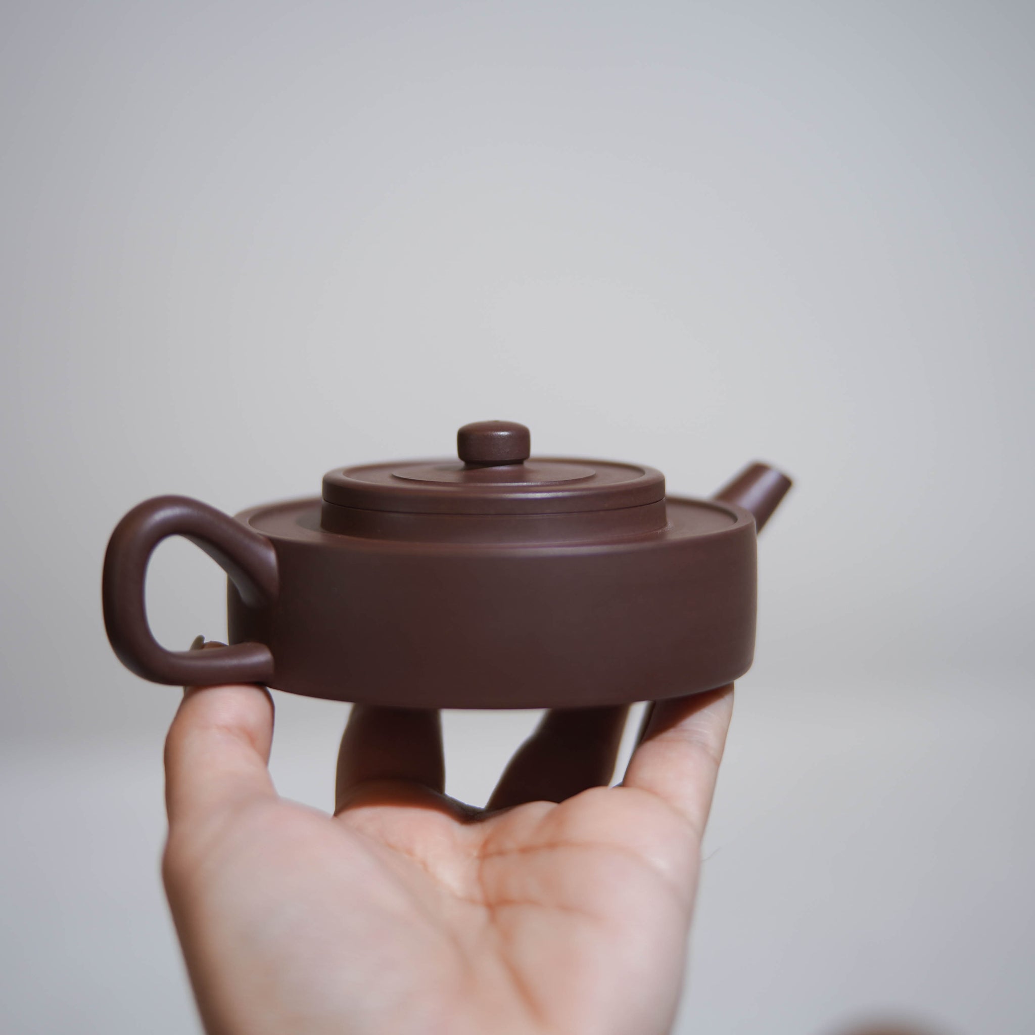 *New Product* [Ming Style Zhoupan] Fully Handmade Raw Mineral Purple Clay and Purple Clay Teapot