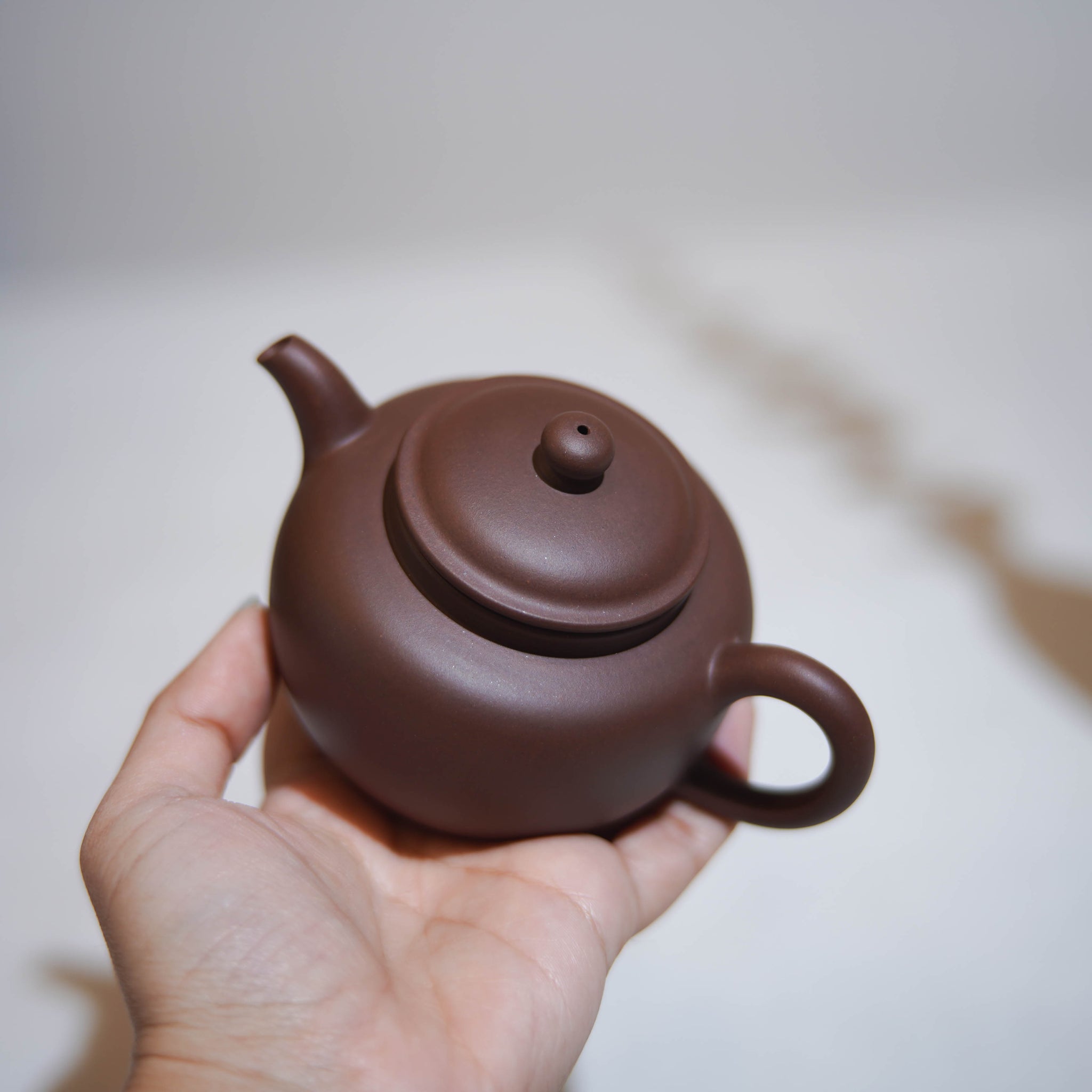 *New Product* [Qingdetang Lotus Seed Pot] Fully handmade raw mineral purple clay and purple sand teapot