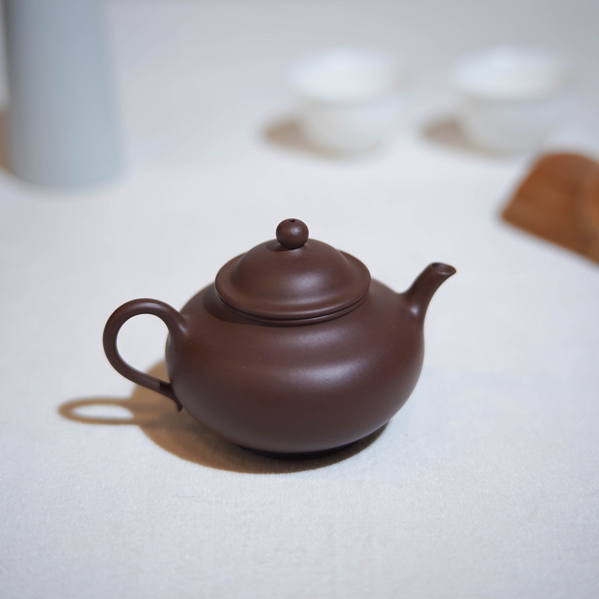 *New Product* [Tingfeng] Fully handmade raw mineral purple clay and purple sand teapot