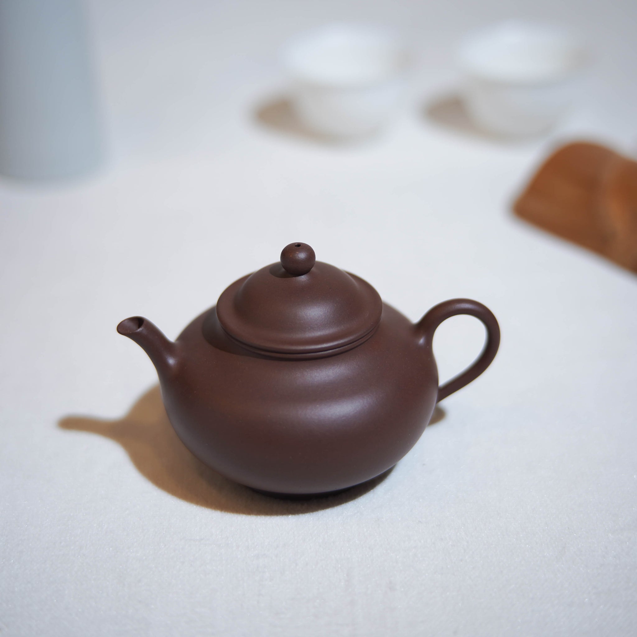 *New Product* [Tingfeng] Fully handmade raw mineral purple clay and purple sand teapot