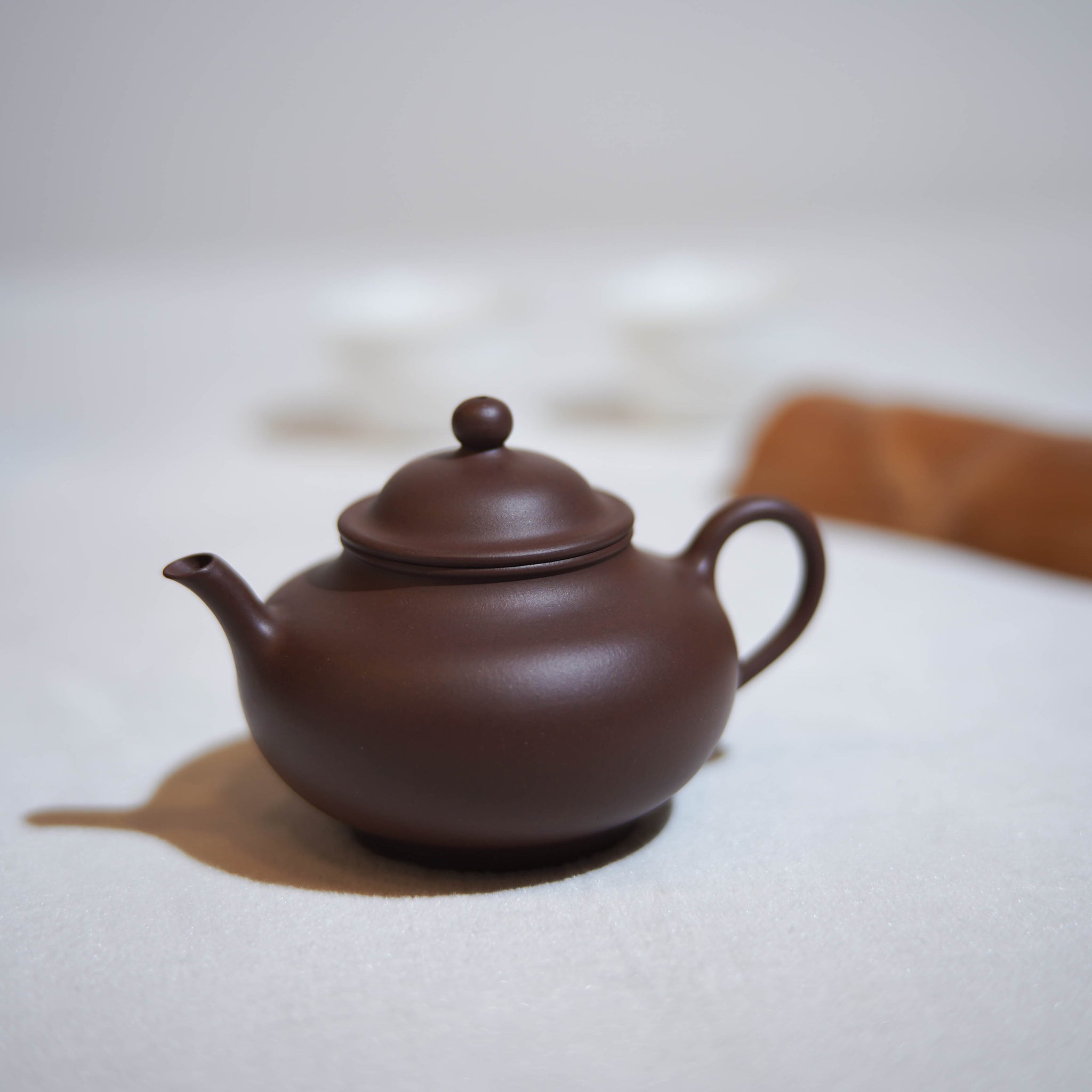 *New Product* [Tingfeng] Fully handmade raw mineral purple clay and purple sand teapot