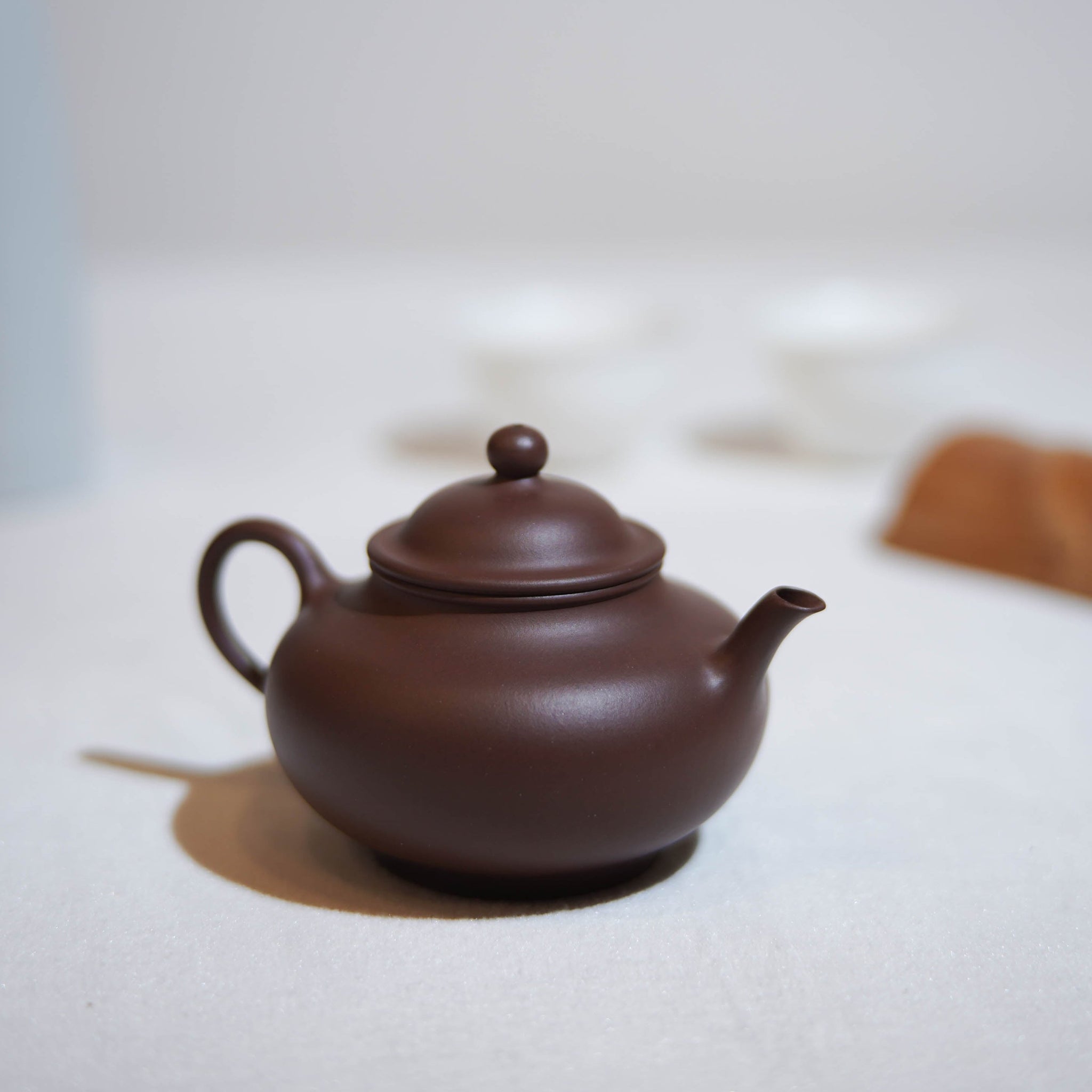 *New Product* [Tingfeng] Fully handmade raw mineral purple clay and purple sand teapot