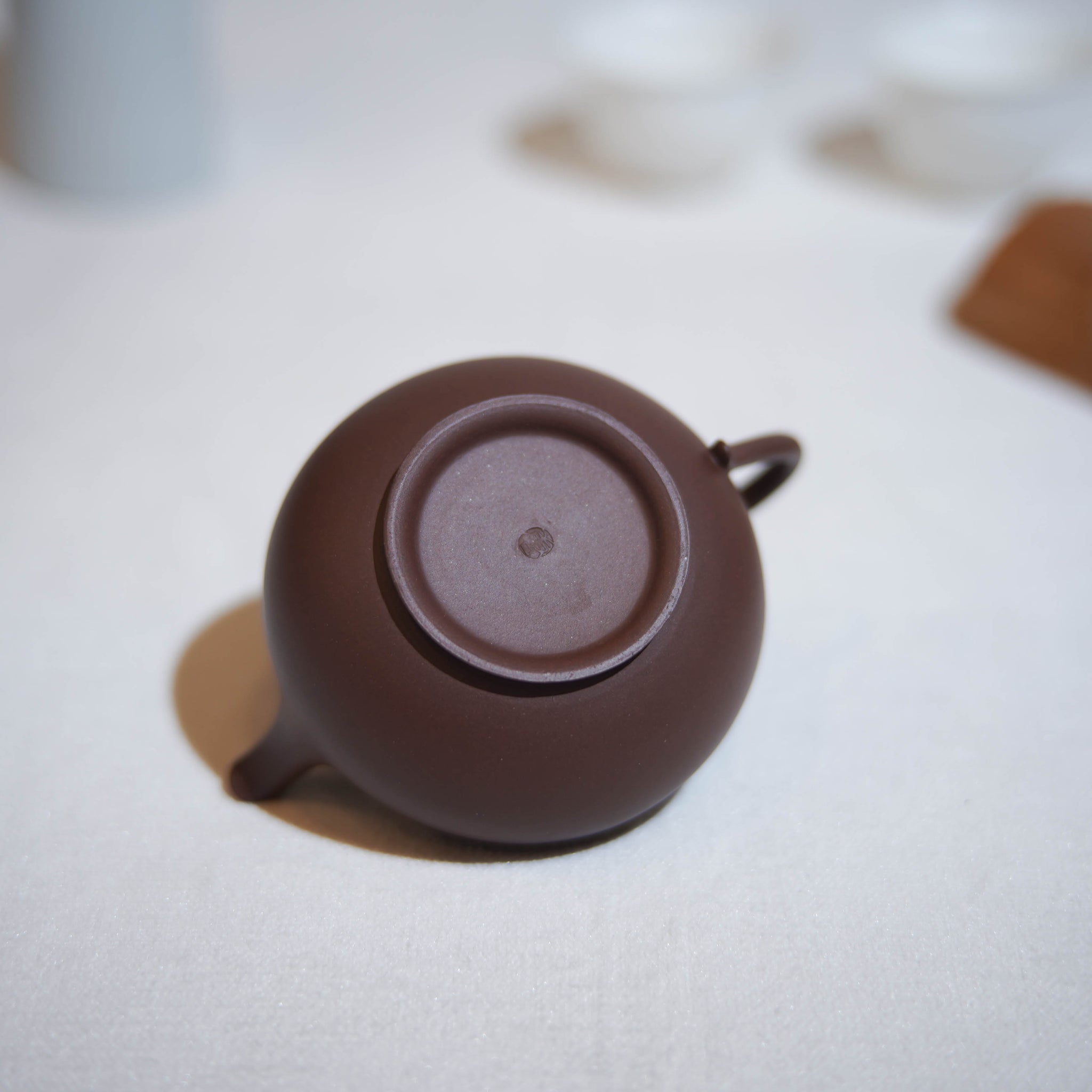 *New Product* [Tingfeng] Fully handmade raw mineral purple clay and purple sand teapot