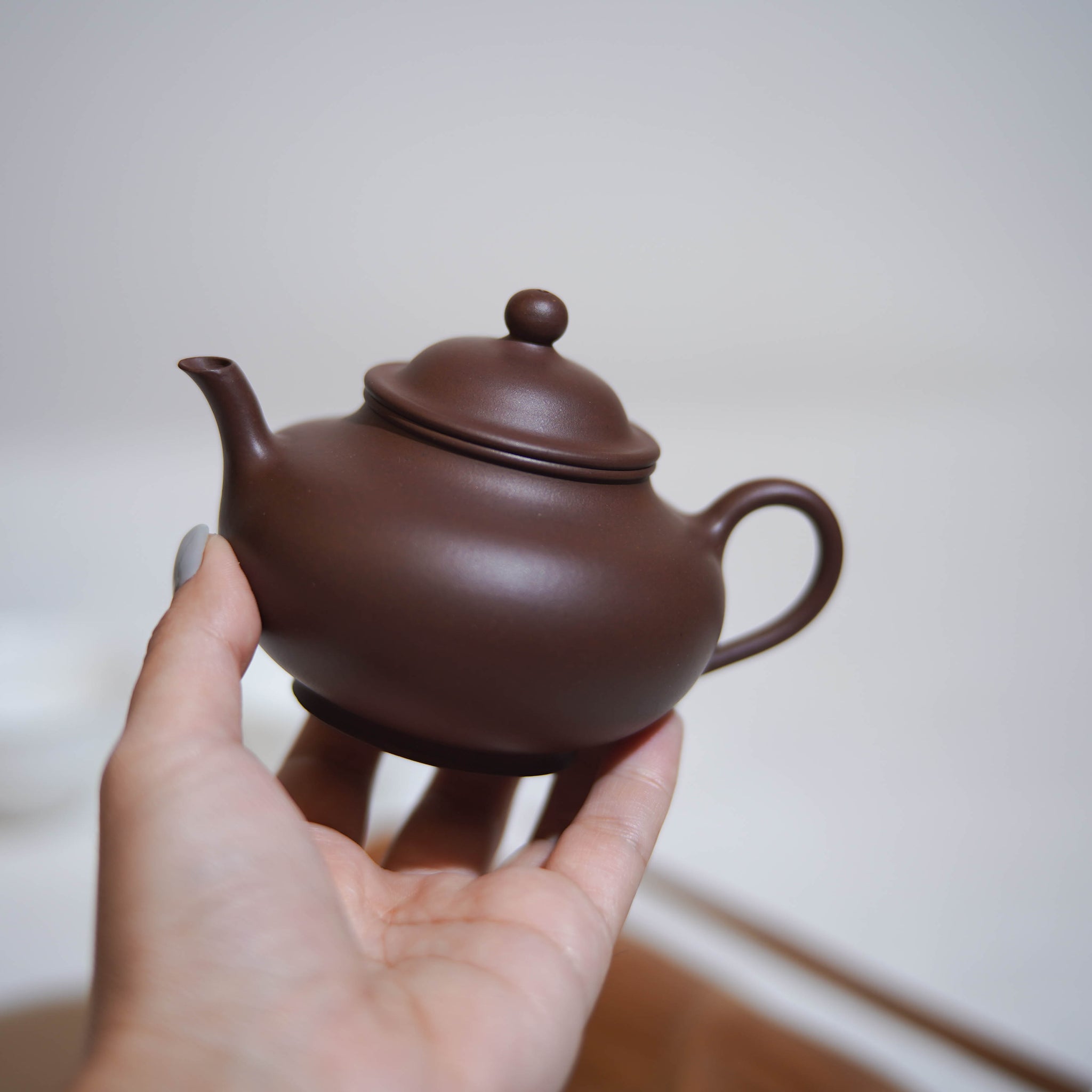 *New Product* [Tingfeng] Fully handmade raw mineral purple clay and purple sand teapot