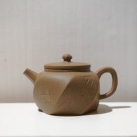 【六方竹韻】段泥雕刻紫砂茶壺