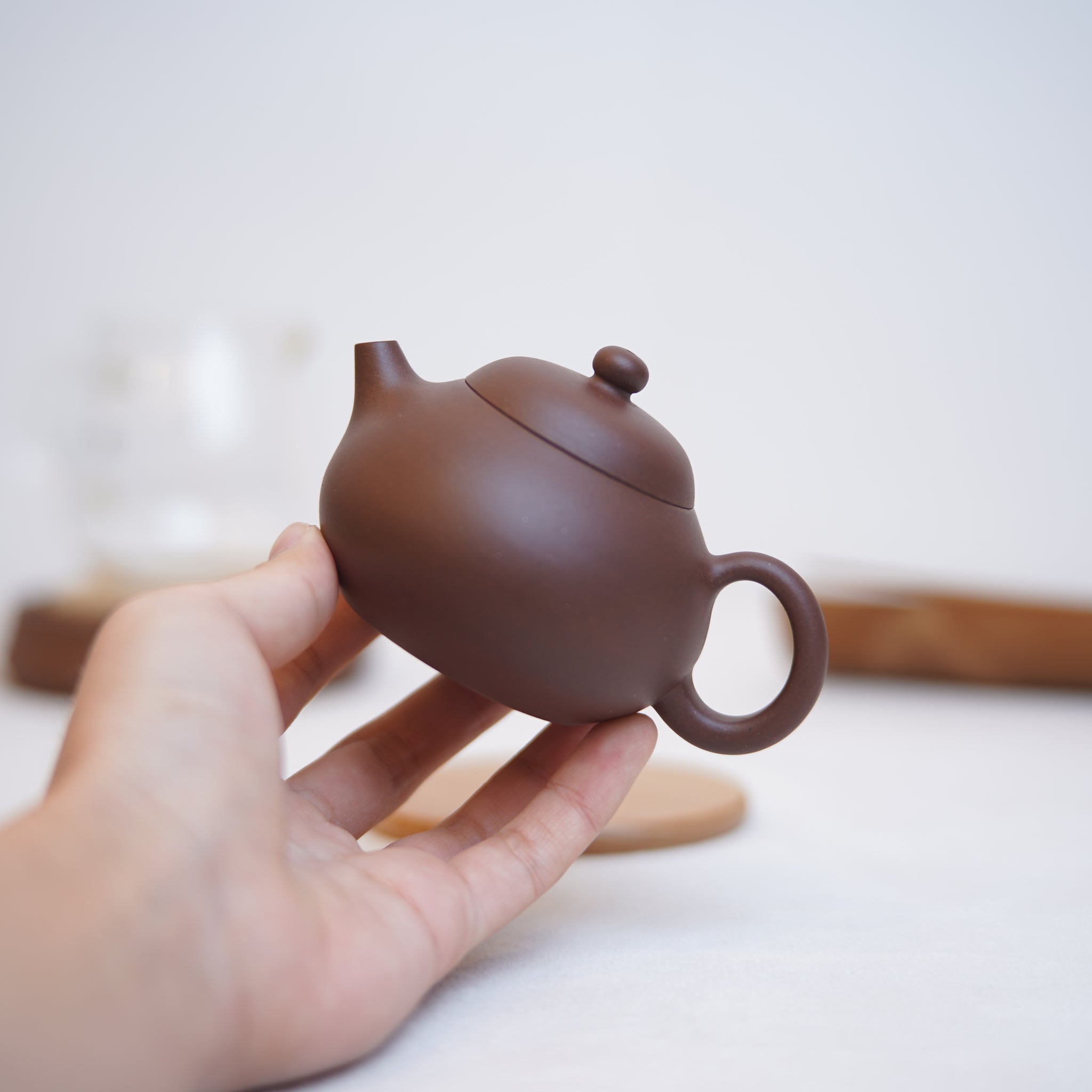 *New Product* [Xi Shi] Fully handmade original mineral purple clay and purple sand teapot