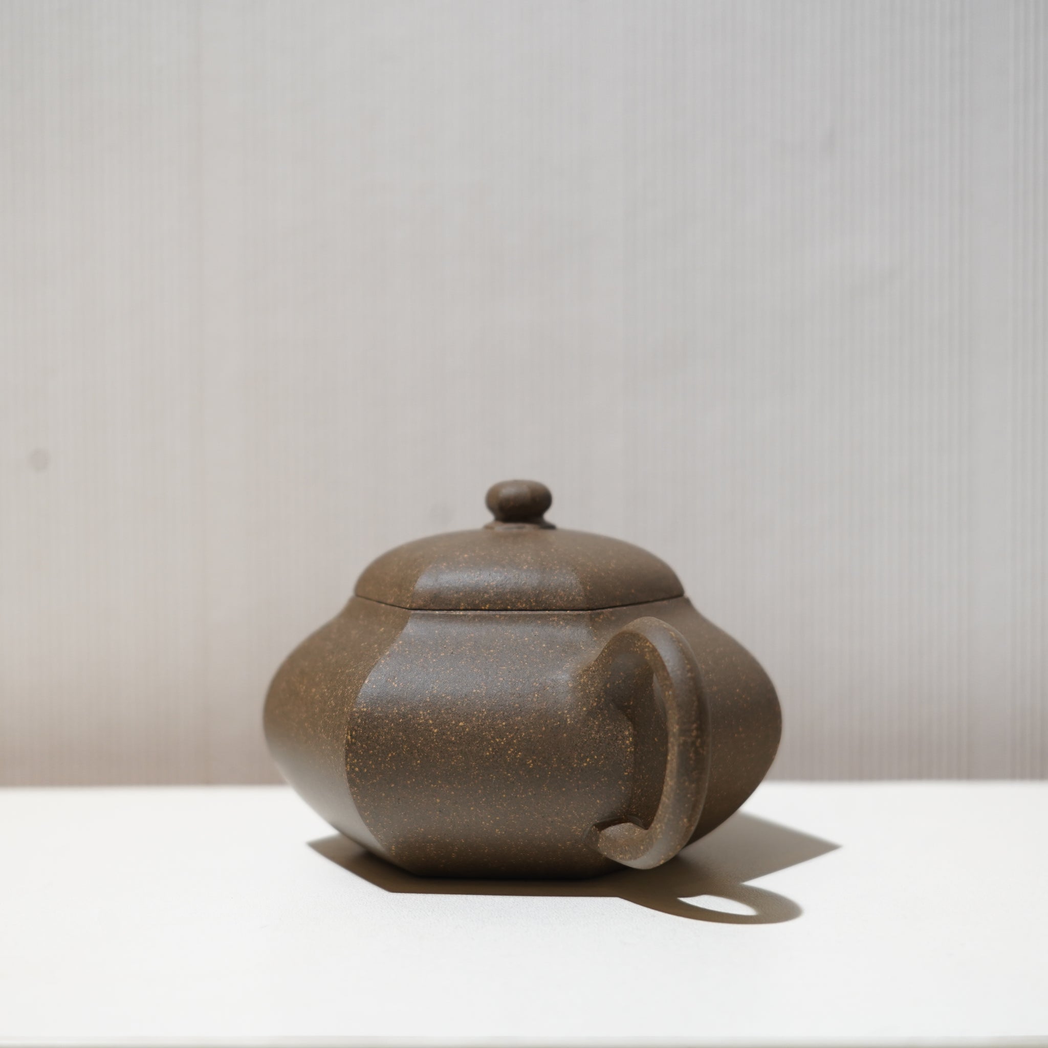 【六方君德】青灰段泥紫砂茶壺