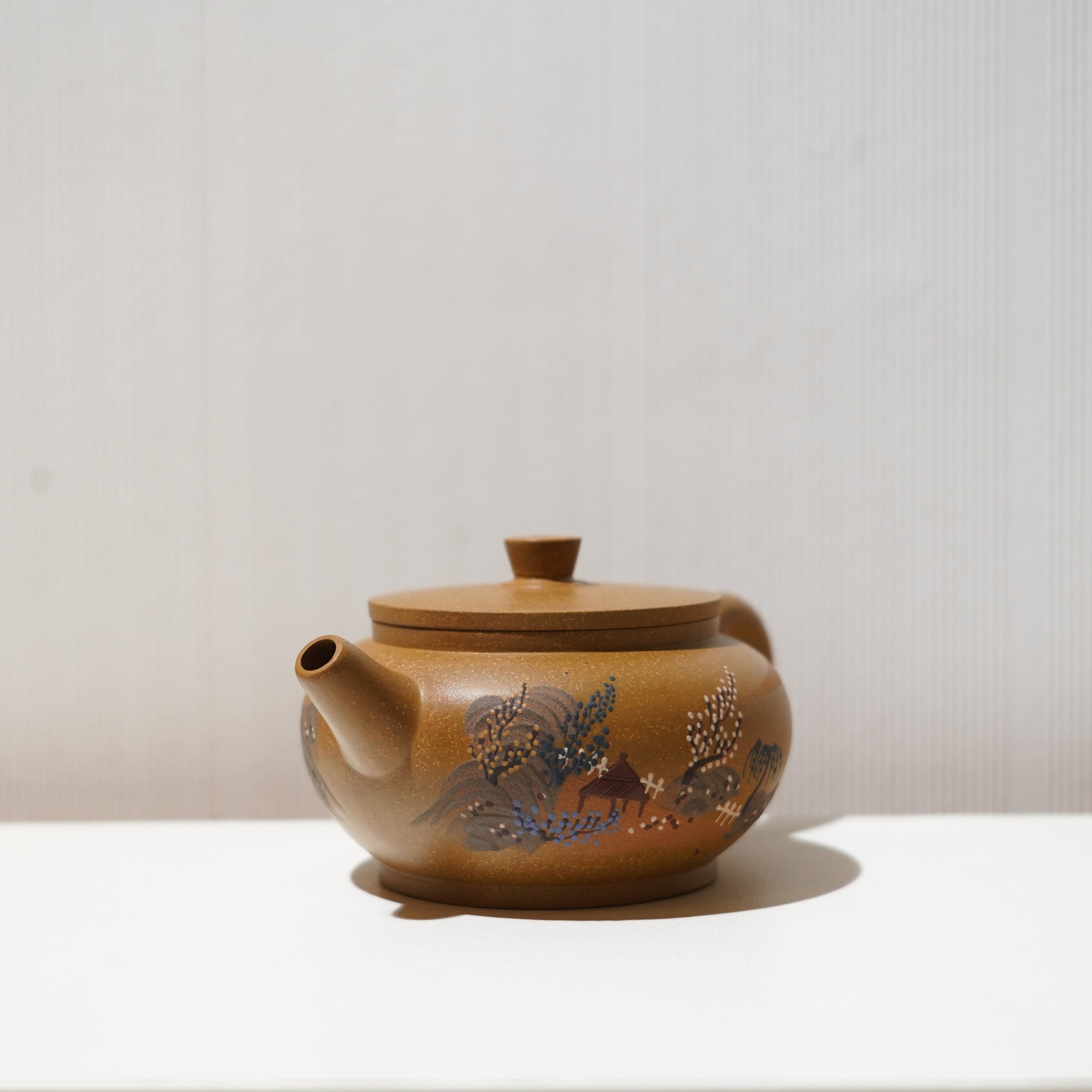 【直流】降坡泥泥繪紫砂茶壺