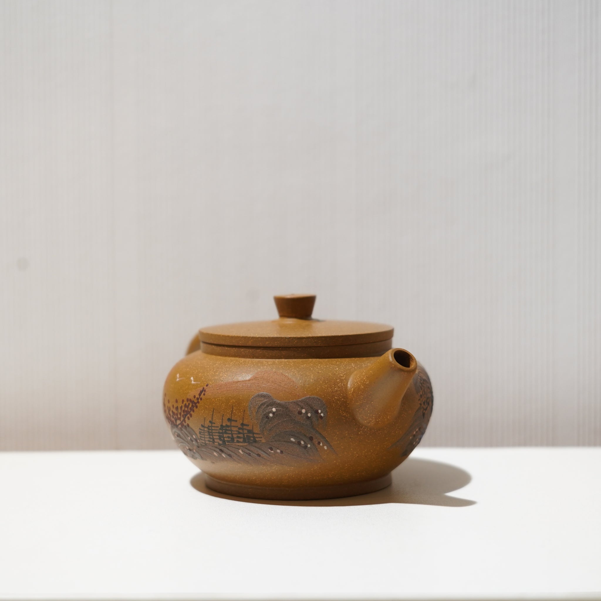 【直流】降坡泥泥繪紫砂茶壺