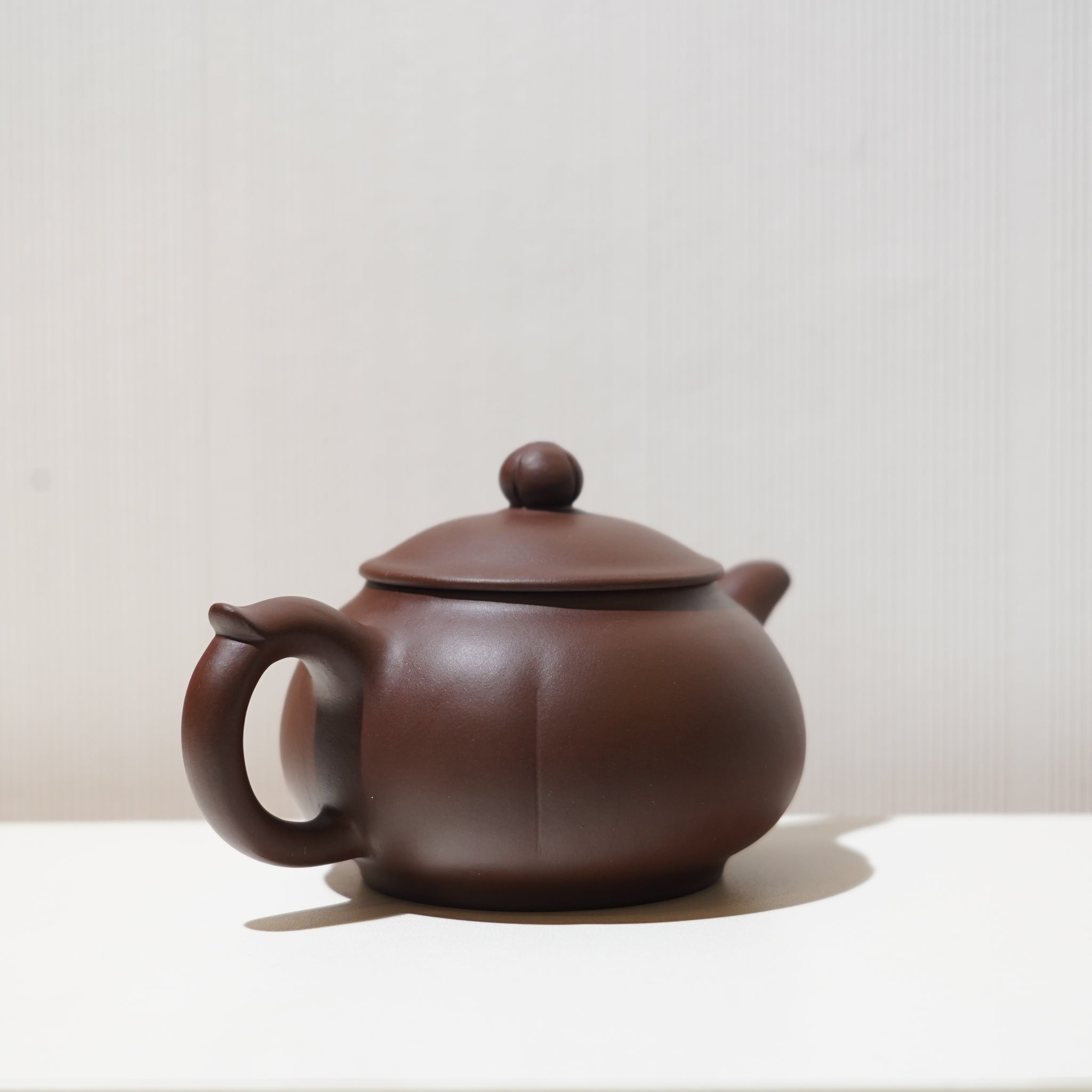 【菊蕾】紫泥刻畫紫砂茶壺