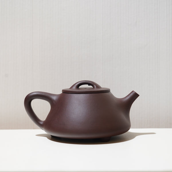 （已售出）【石瓢】原礦紫泥刻畫紫砂茶壺