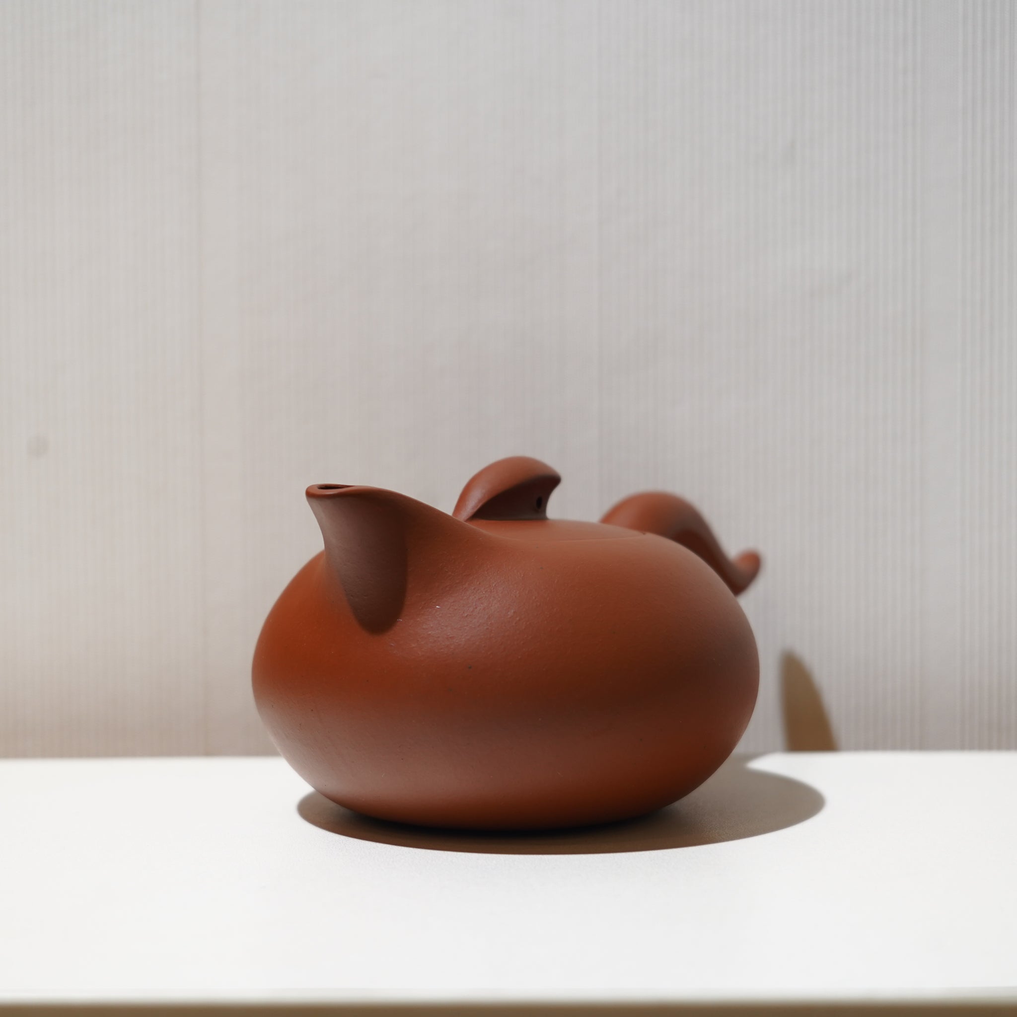 【鳳羽】降坡泥簡意紫砂茶壺