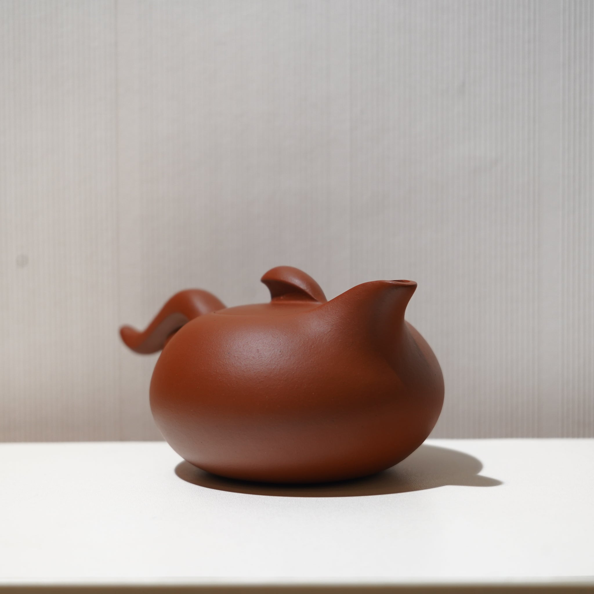 【鳳羽】降坡泥簡意紫砂茶壺