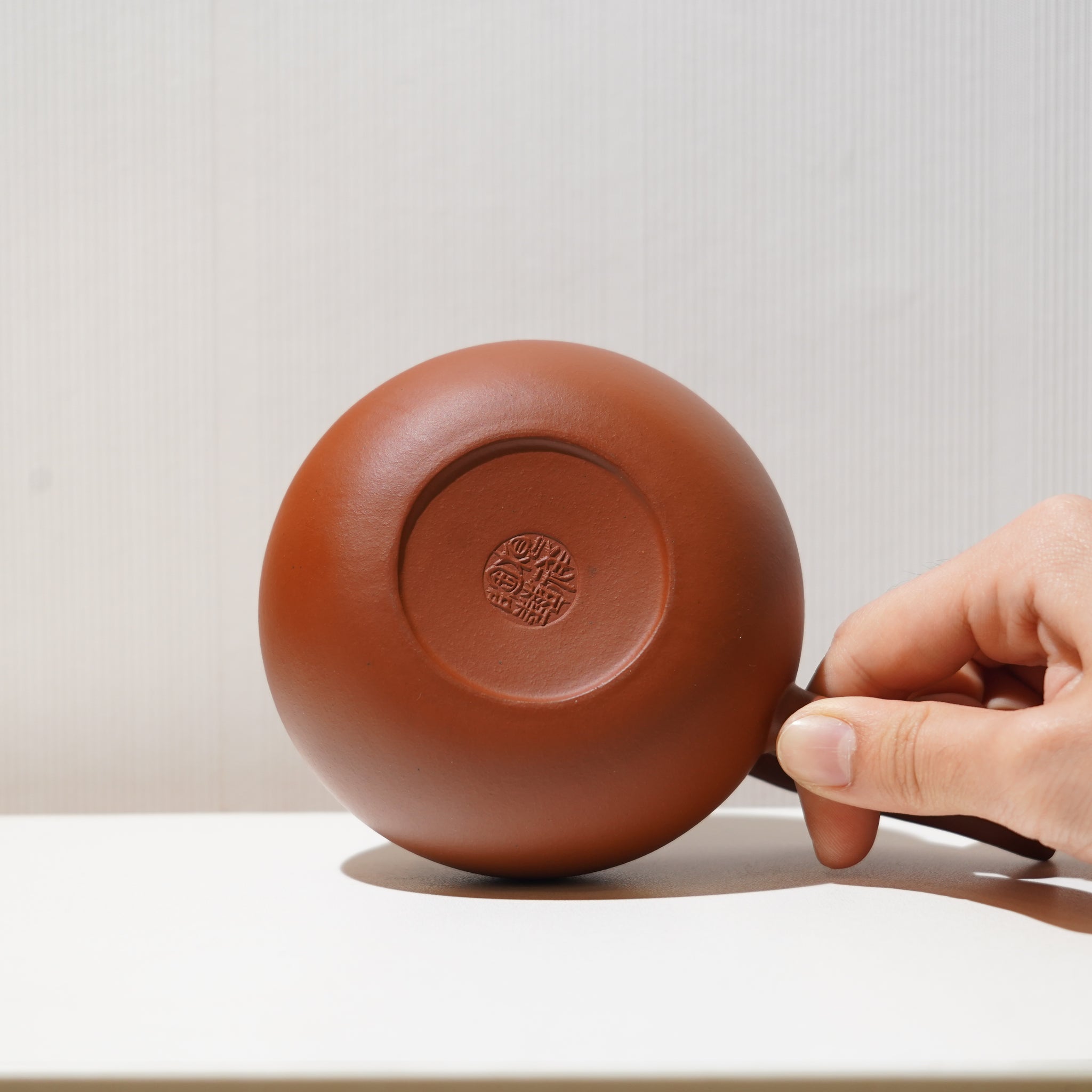 【鳳羽】降坡泥簡意紫砂茶壺