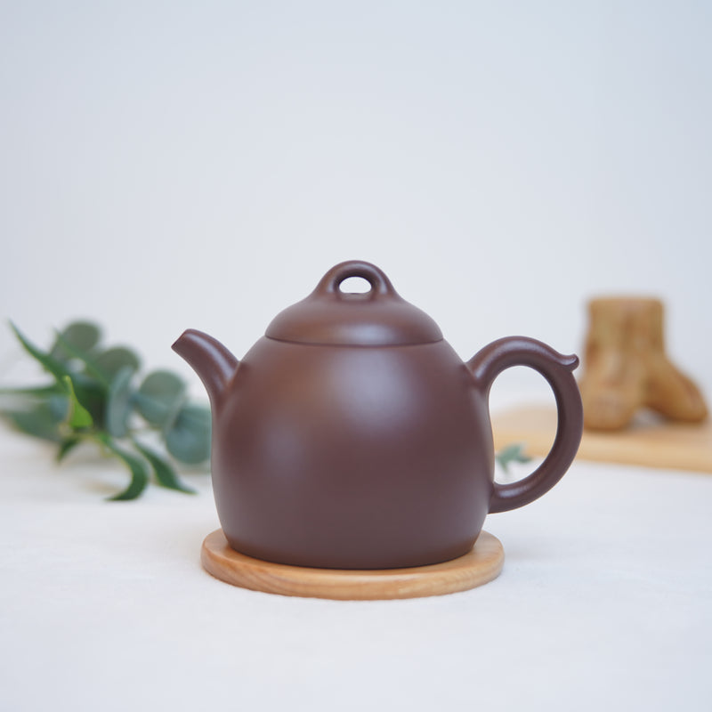 *新品**馬璟輝弟子*【秦權壺】全手工紫泥紫砂茶壺