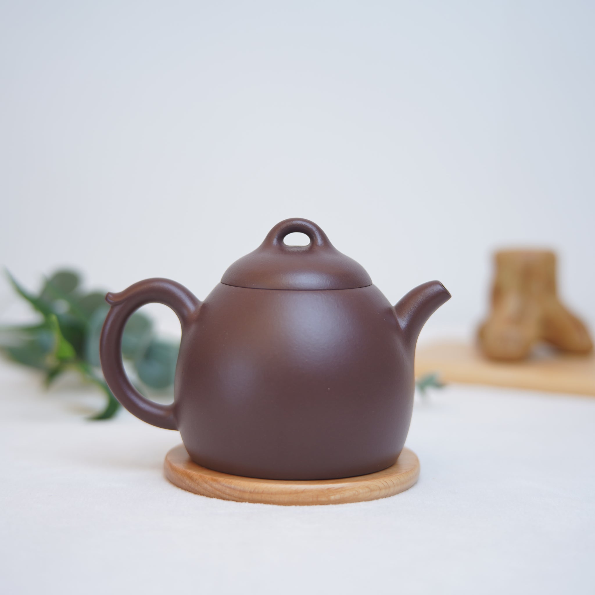 *新品**馬璟輝弟子*【秦權壺】全手工紫泥紫砂茶壺