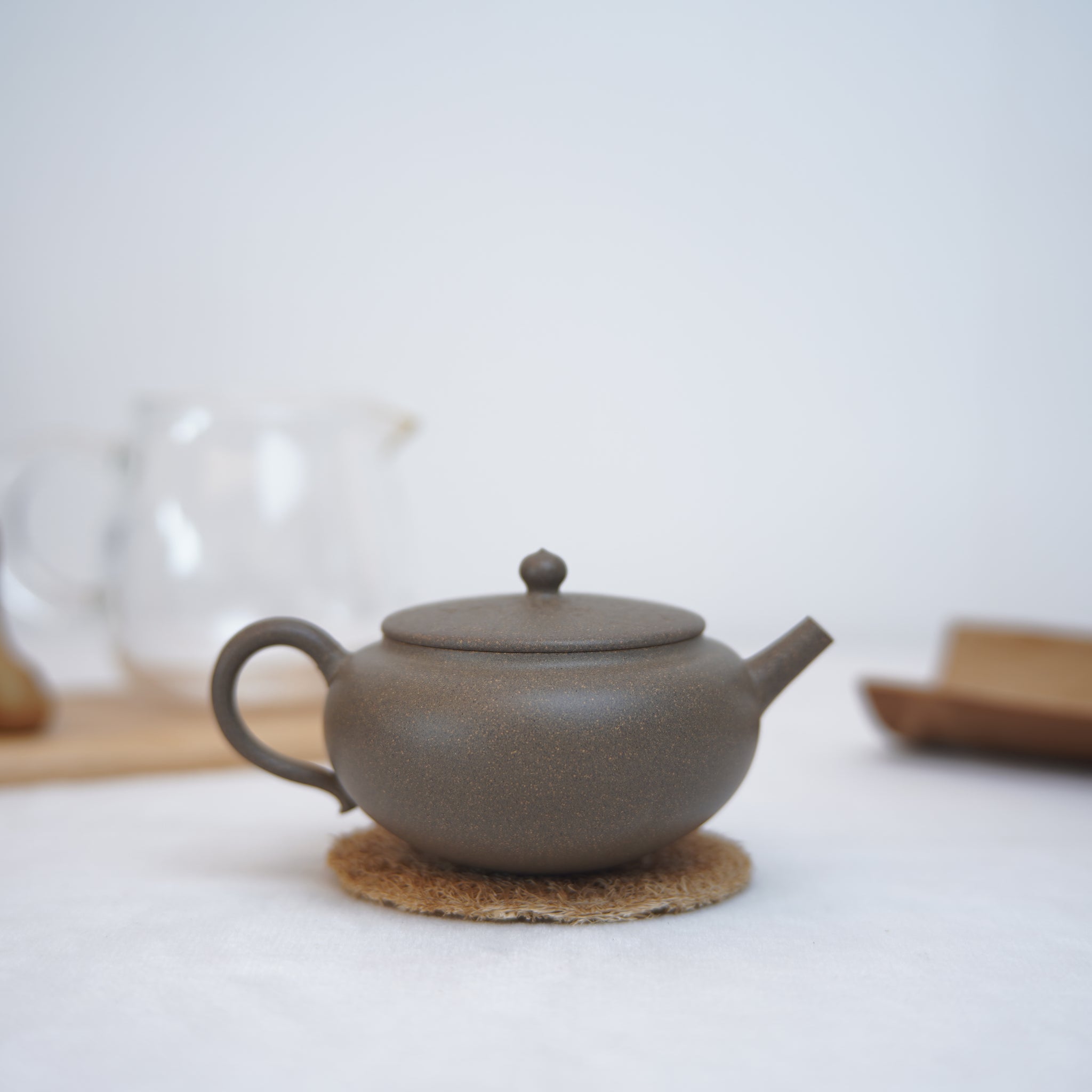 *New Product* [Chun Chun] Fully Handmade Clay Purple Clay Teapot