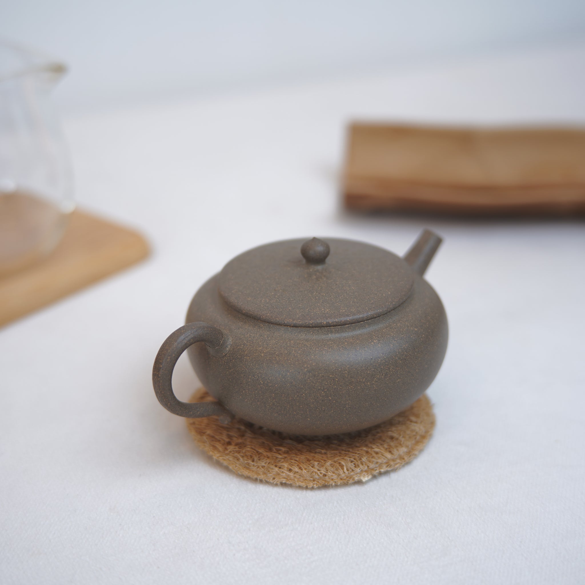 *New Product* [Chun Chun] Fully Handmade Clay Purple Clay Teapot