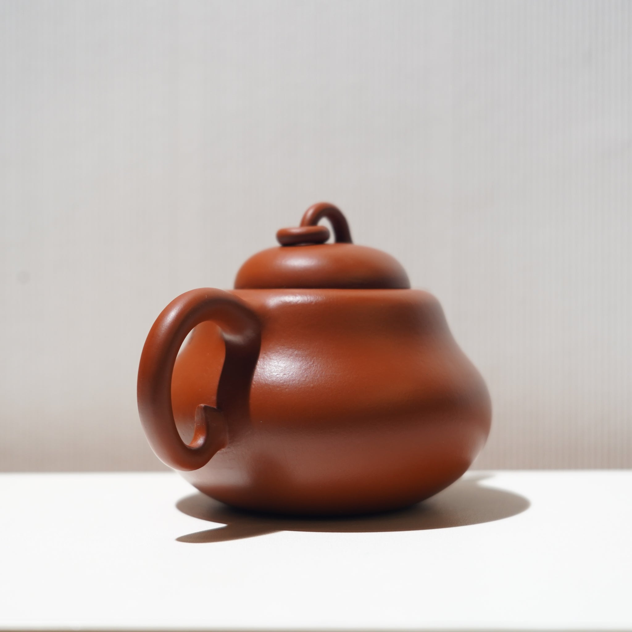 【葫蘆】朱泥書法紫砂茶壺