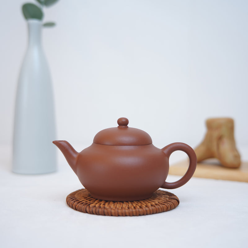 *新品*【萬豐宮燈】全手工朱泥摹古紫砂茶壺