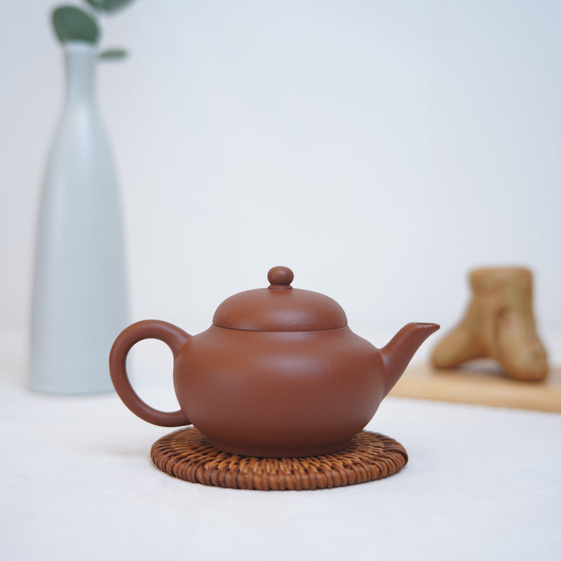 *新品*【萬豐宮燈】全手工朱泥摹古紫砂茶壺