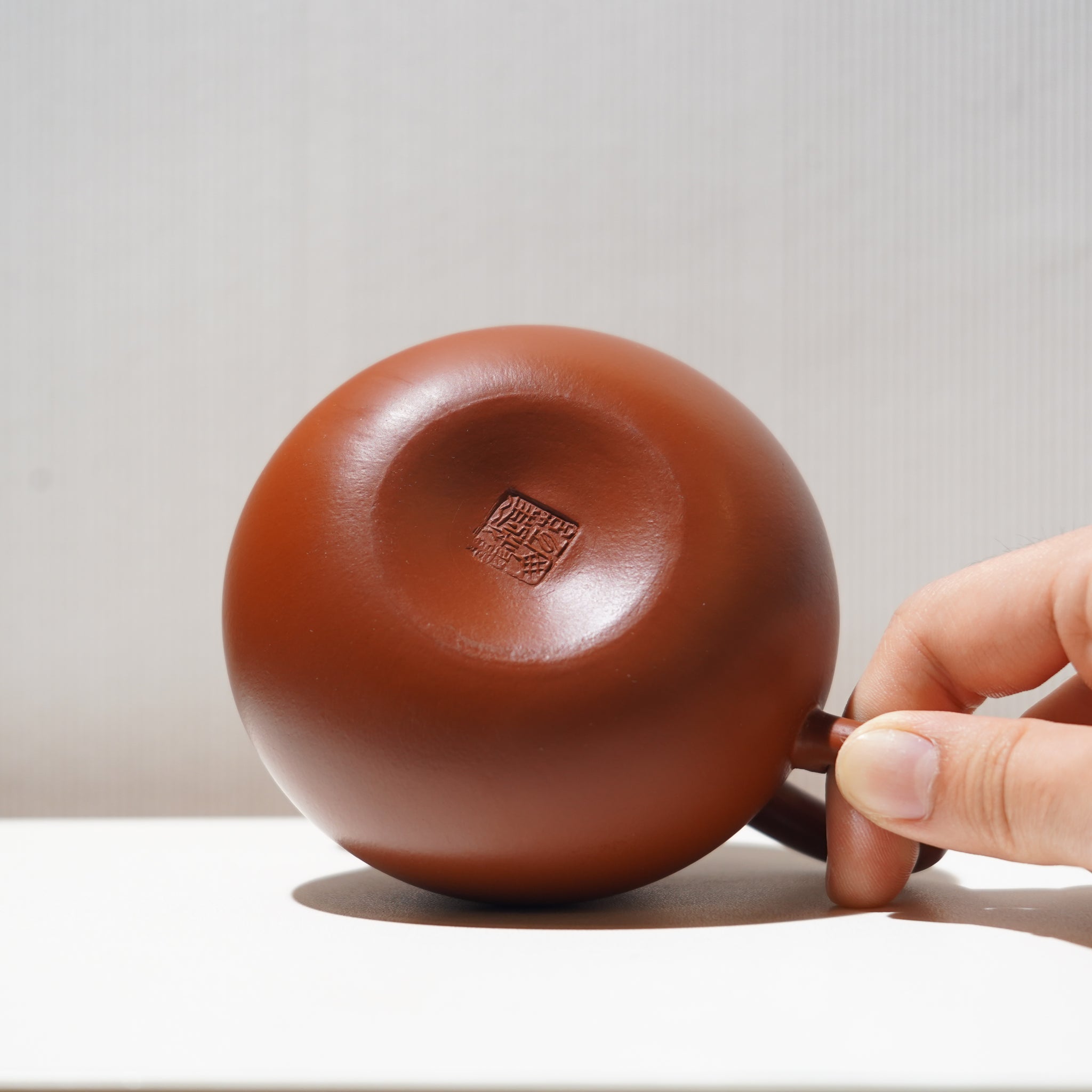 【葫蘆】朱泥書法紫砂茶壺