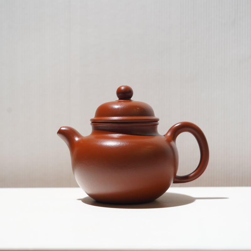 （已售出）【掇球】朱泥紫砂茶壺