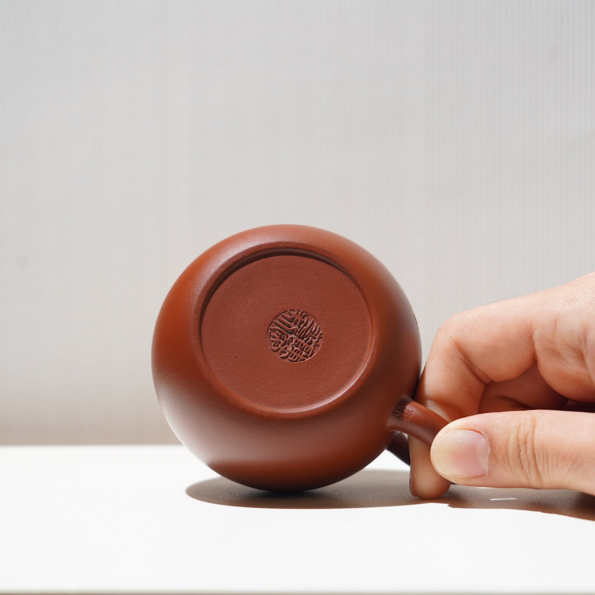 【西施】朱泥刻畫紫砂茶壺