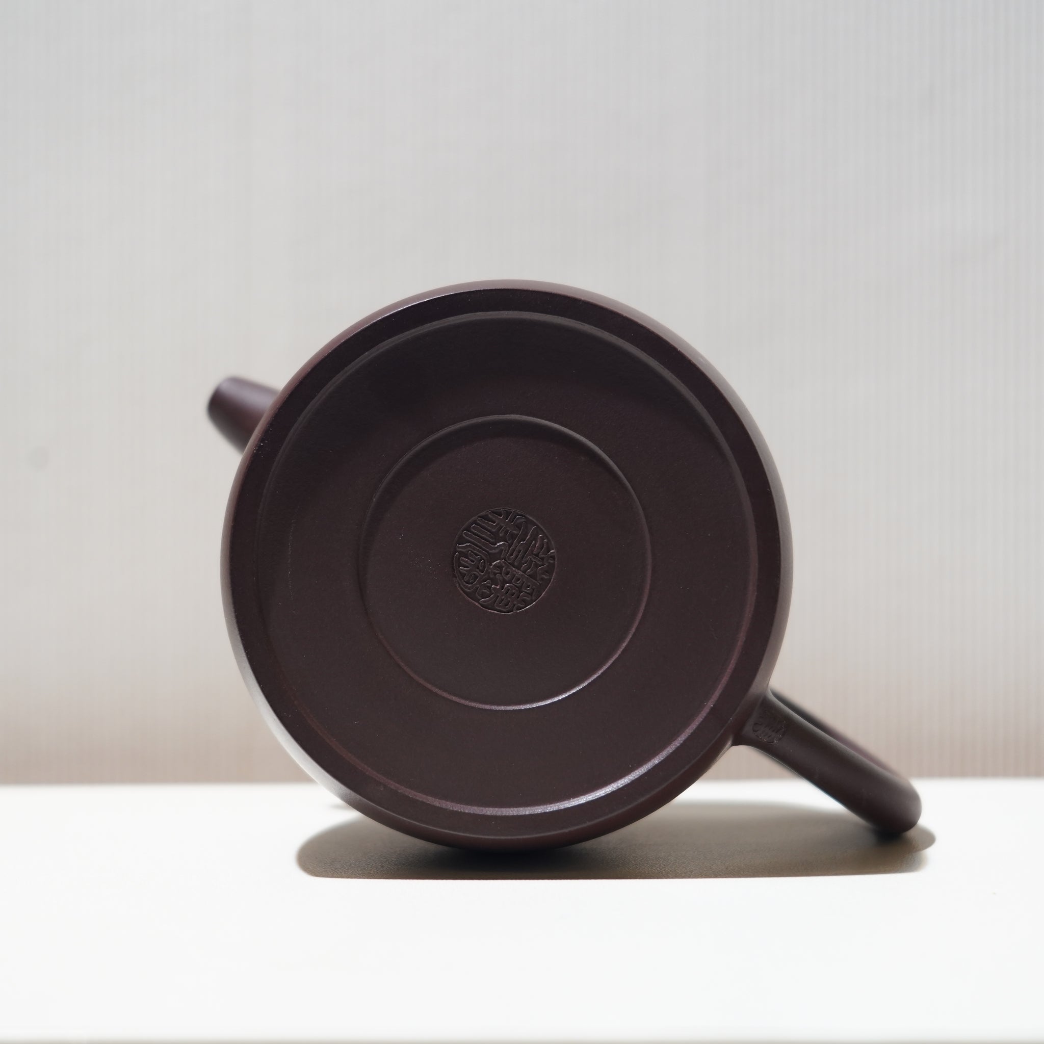 【秦權】紫泥刻畫紫砂茶壺