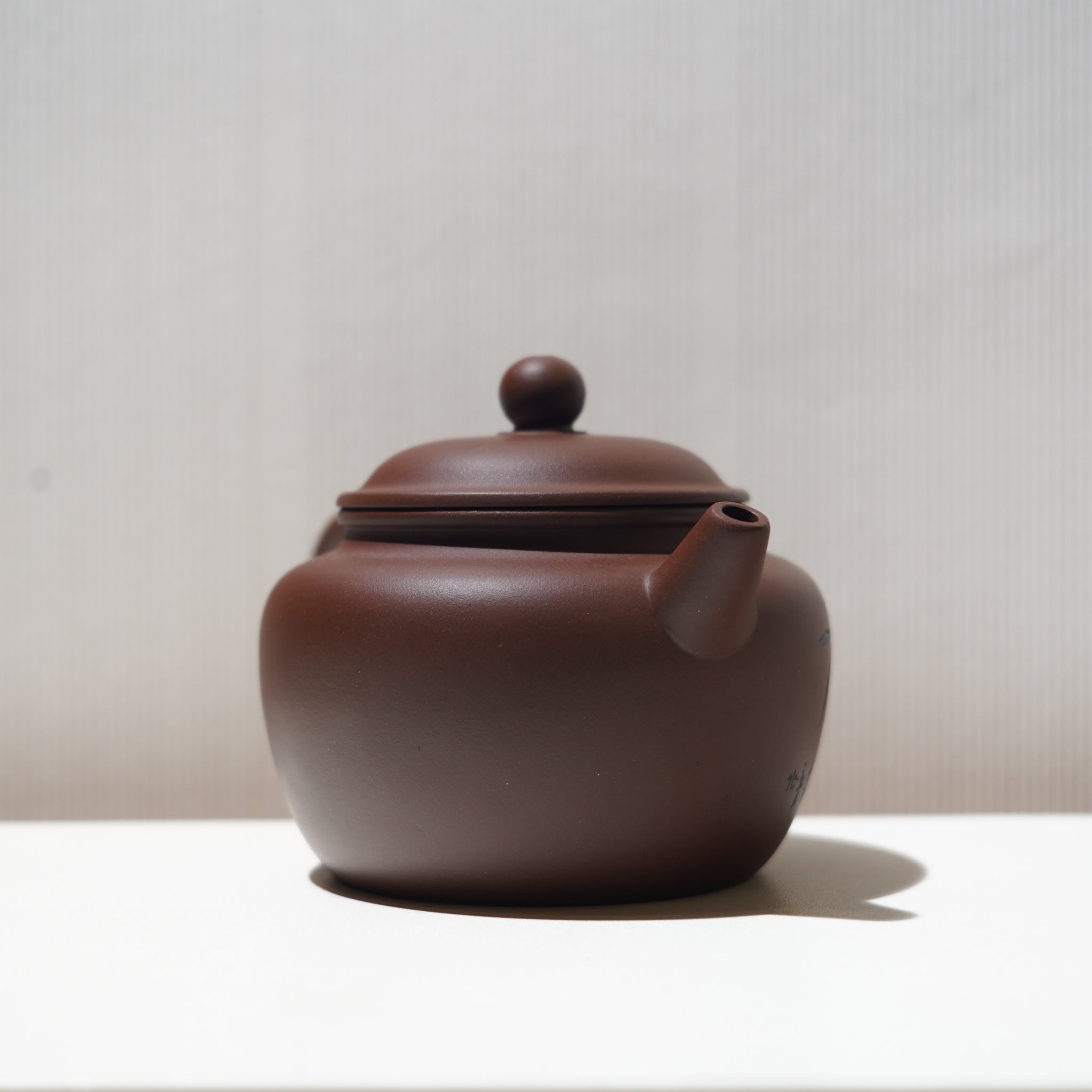 【逸趣】紫泥刻畫紫砂茶壺