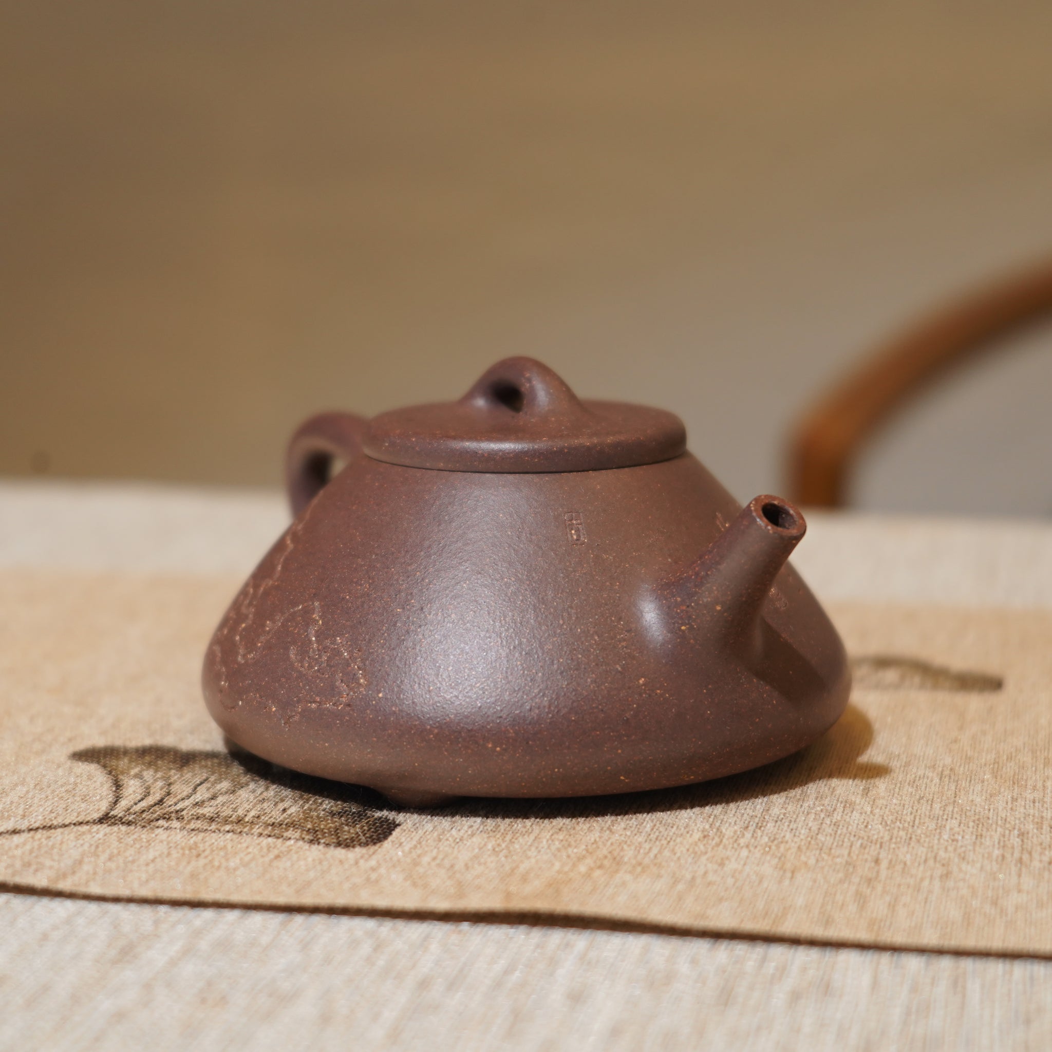 *新品*【子冶】全手工紫泥刻字畫紫砂茶壺