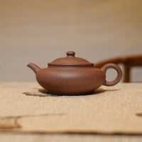 *新品* *葉鴻鈞弟子*【伯俊矮潘】全手工紫泥紫砂茶壺