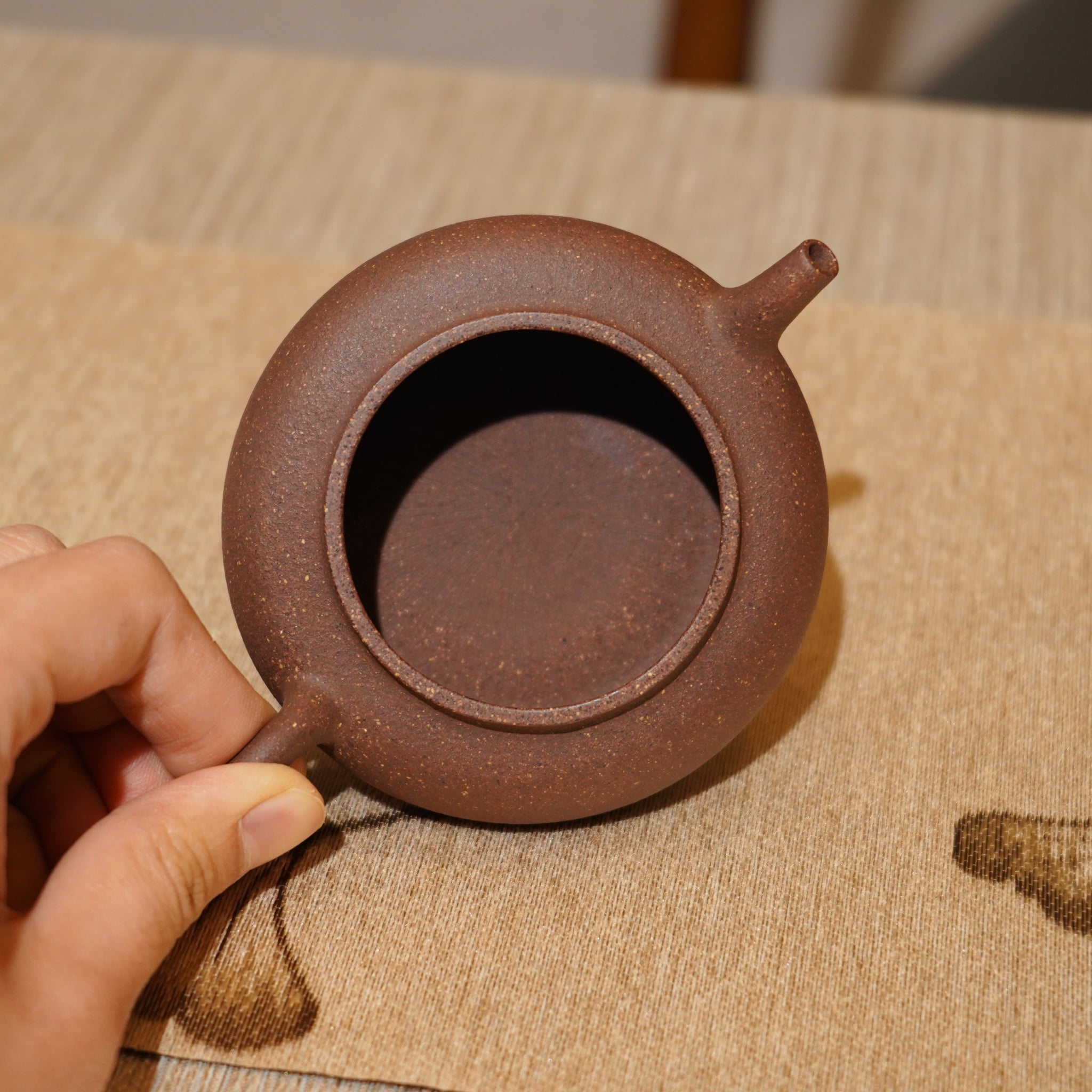 *新品* *葉鴻鈞弟子*【伯俊矮潘】全手工紫泥紫砂茶壺