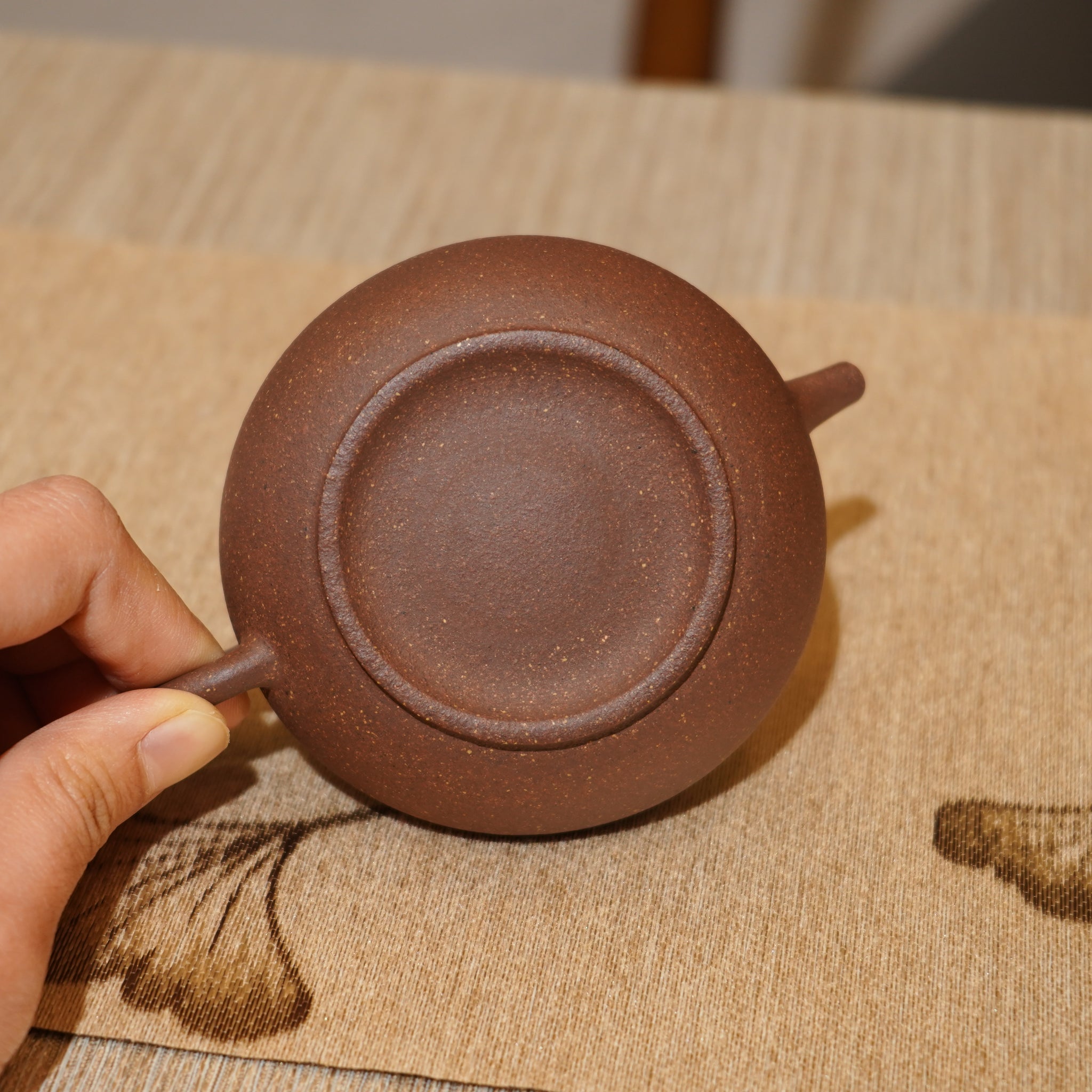 *新品* *葉鴻鈞弟子*【伯俊矮潘】全手工紫泥紫砂茶壺