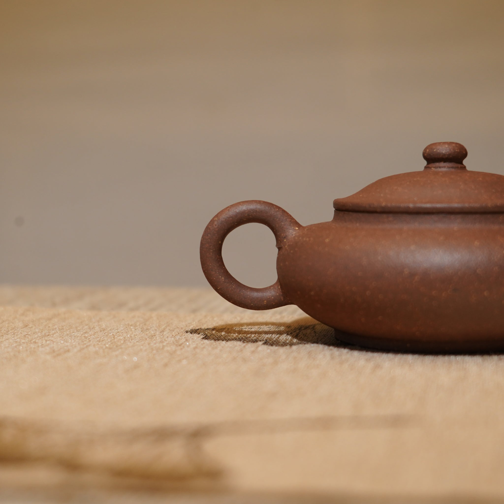 *新品* *葉鴻鈞弟子*【伯俊矮潘】全手工紫泥紫砂茶壺
