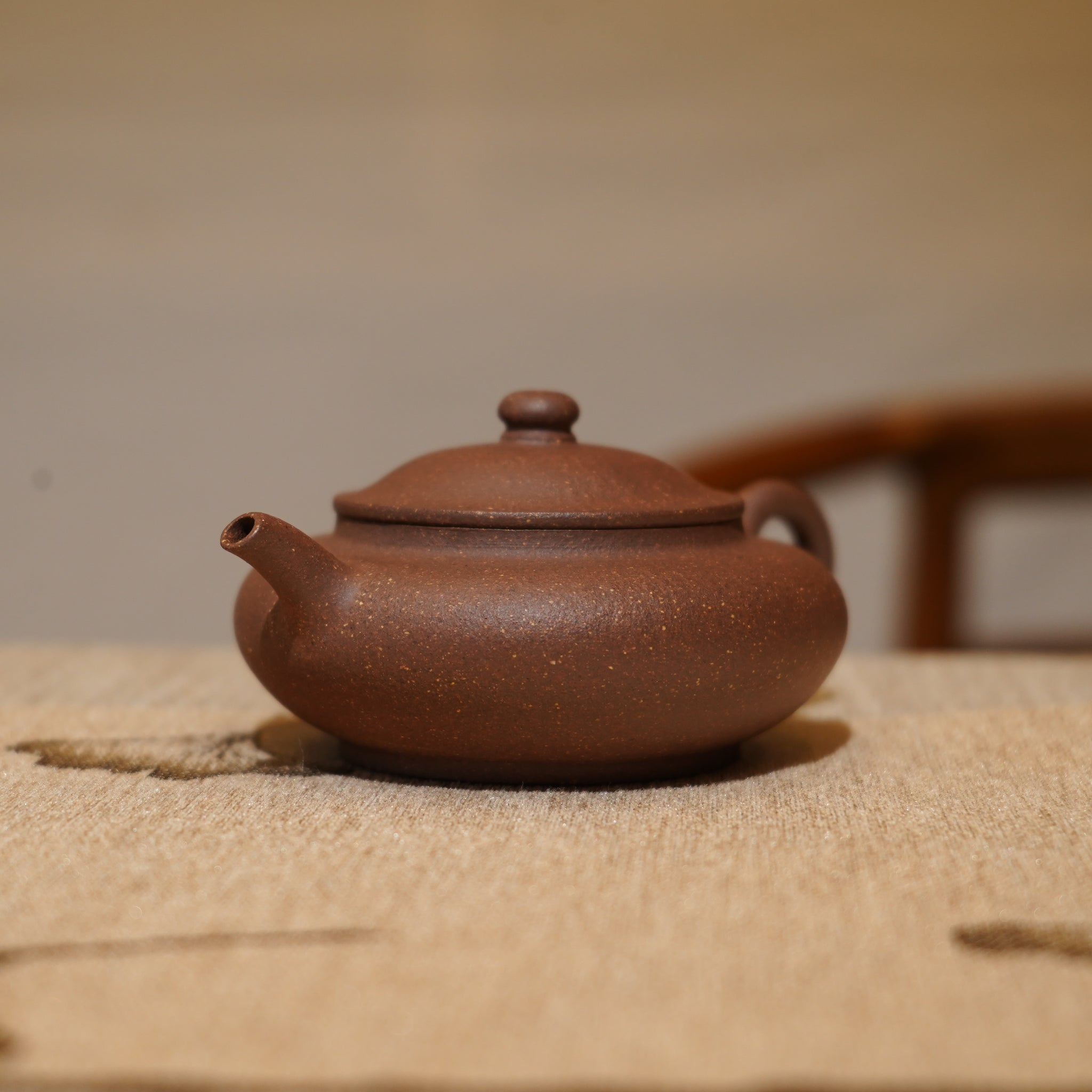 *新品* *葉鴻鈞弟子*【伯俊矮潘】全手工紫泥紫砂茶壺