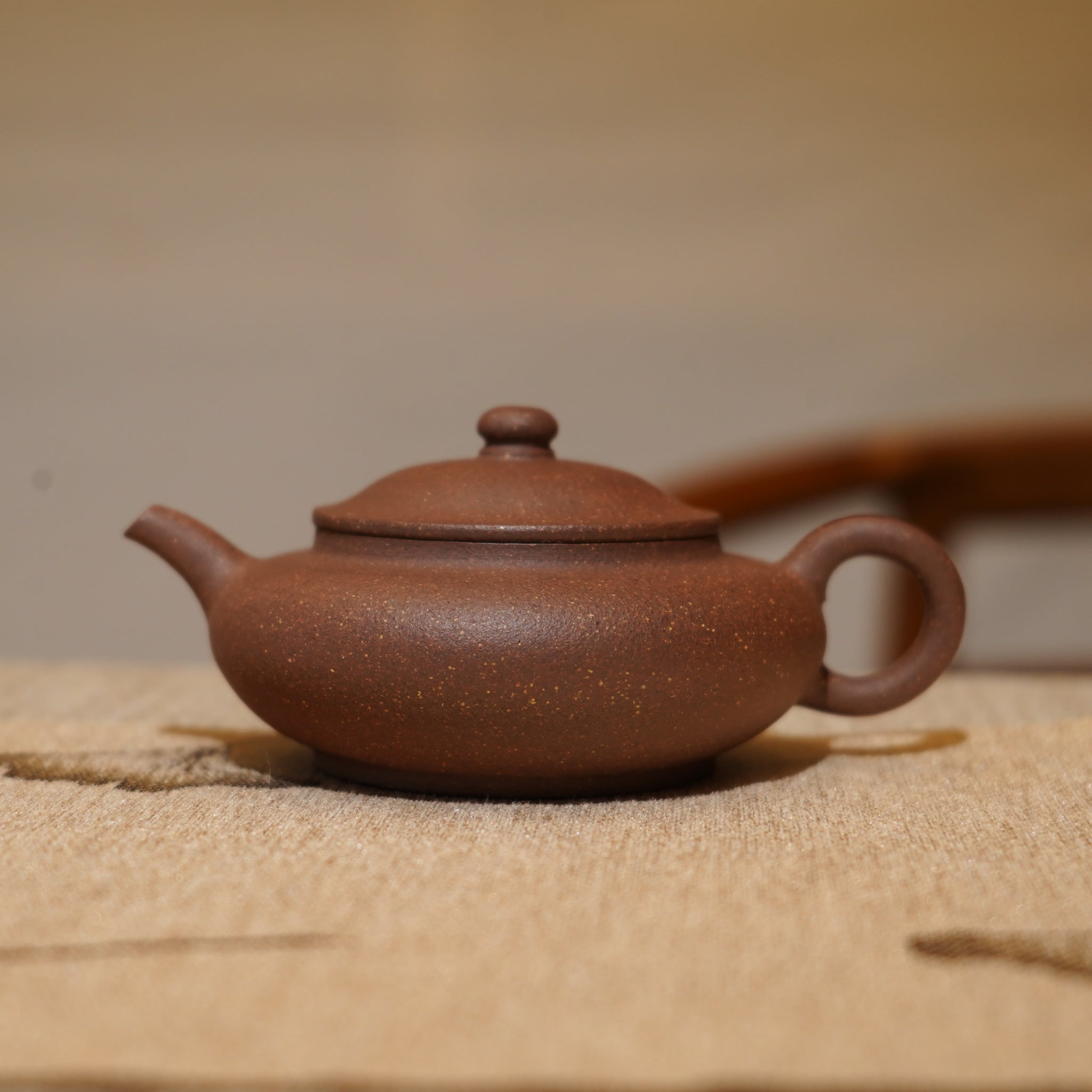 *新品* *葉鴻鈞弟子*【伯俊矮潘】全手工紫泥紫砂茶壺