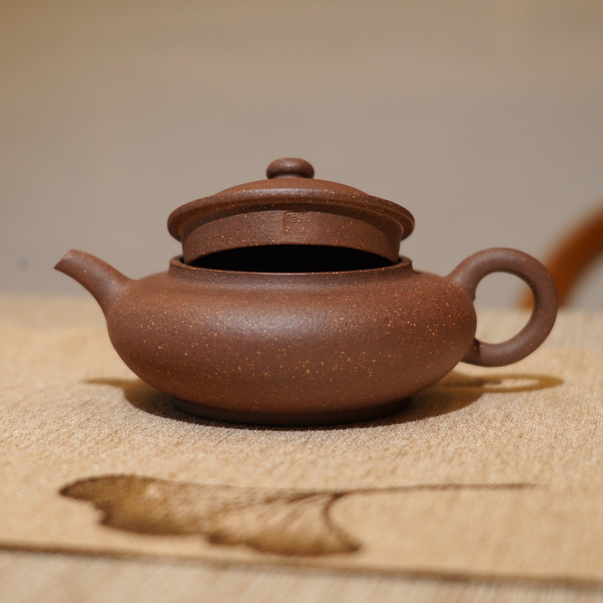 *新品* *葉鴻鈞弟子*【伯俊矮潘】全手工紫泥紫砂茶壺