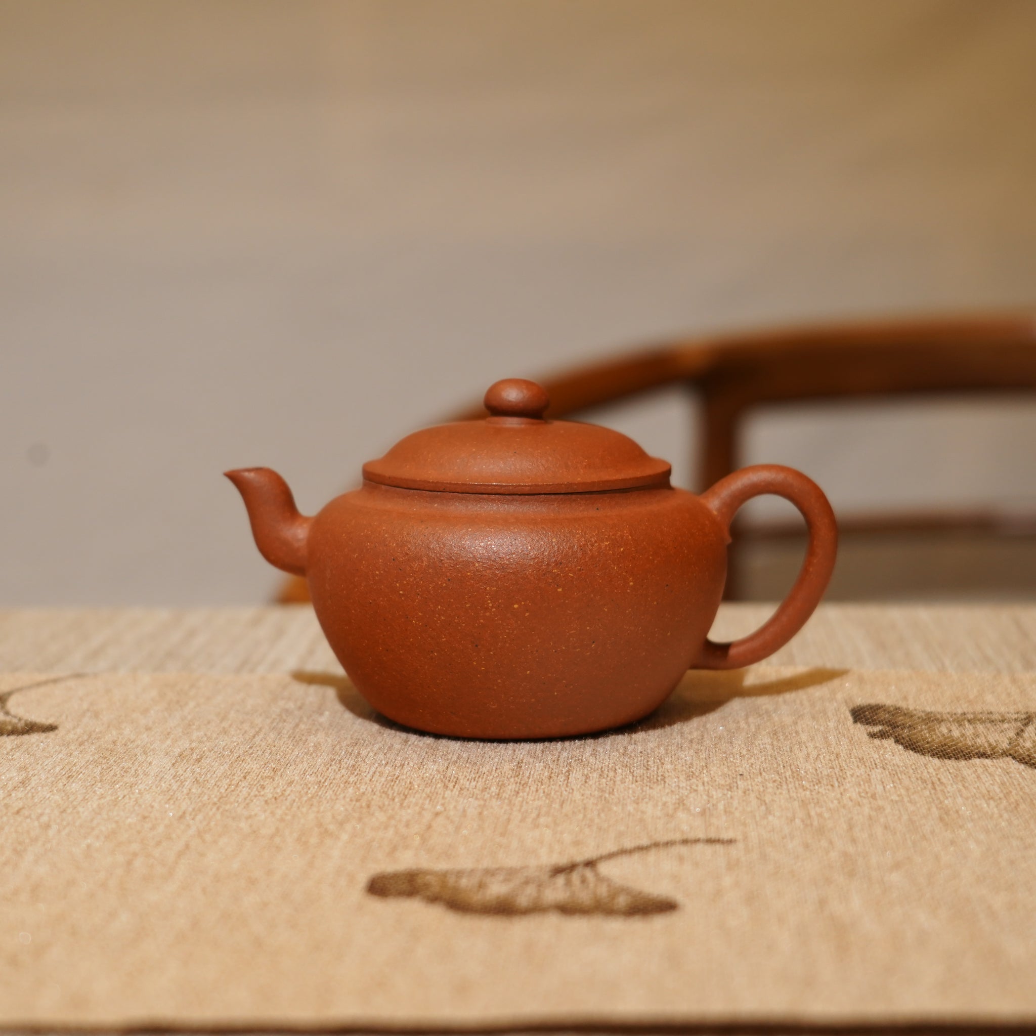 *新品* *葉鴻鈞弟子*【翁形體】全手工朱泥紫砂茶壺