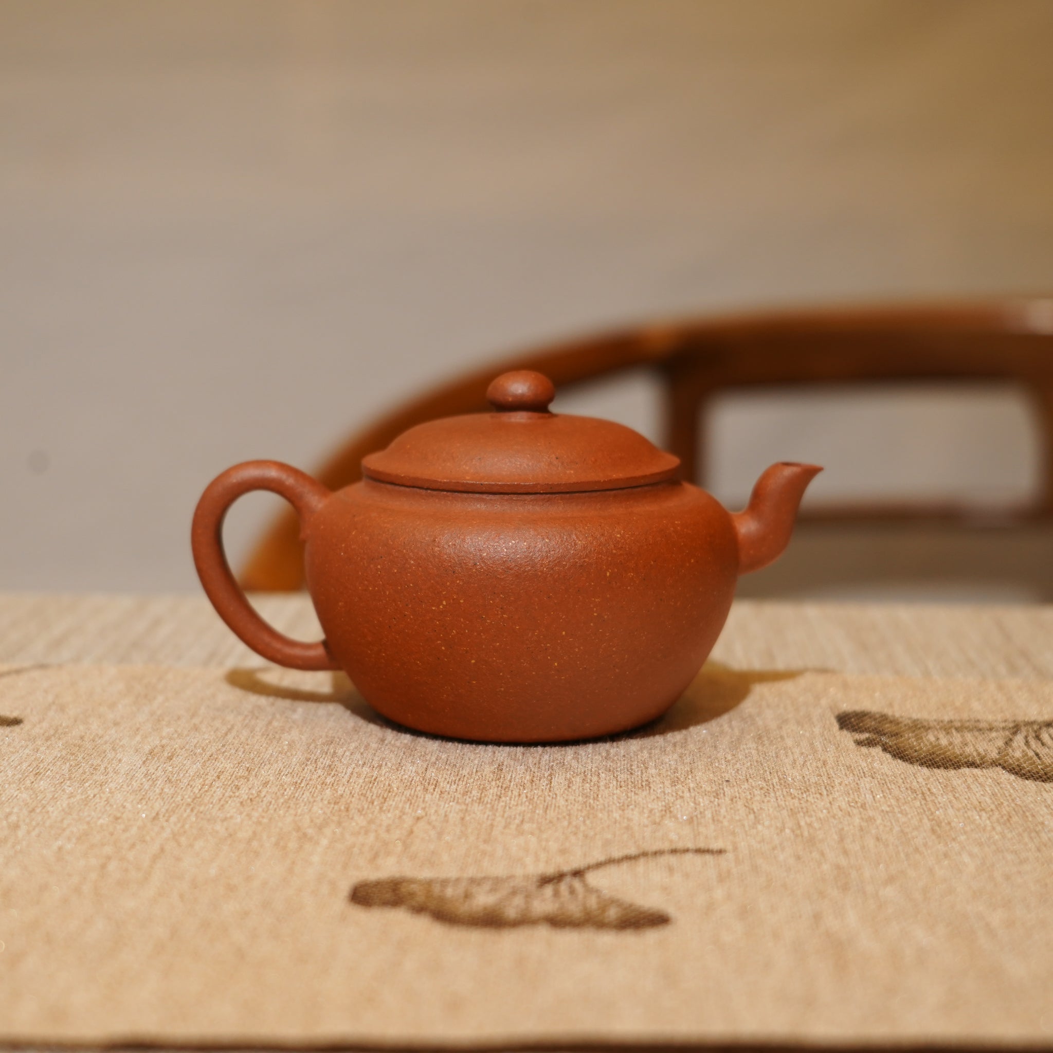 *新品* *葉鴻鈞弟子*【翁形體】全手工朱泥紫砂茶壺