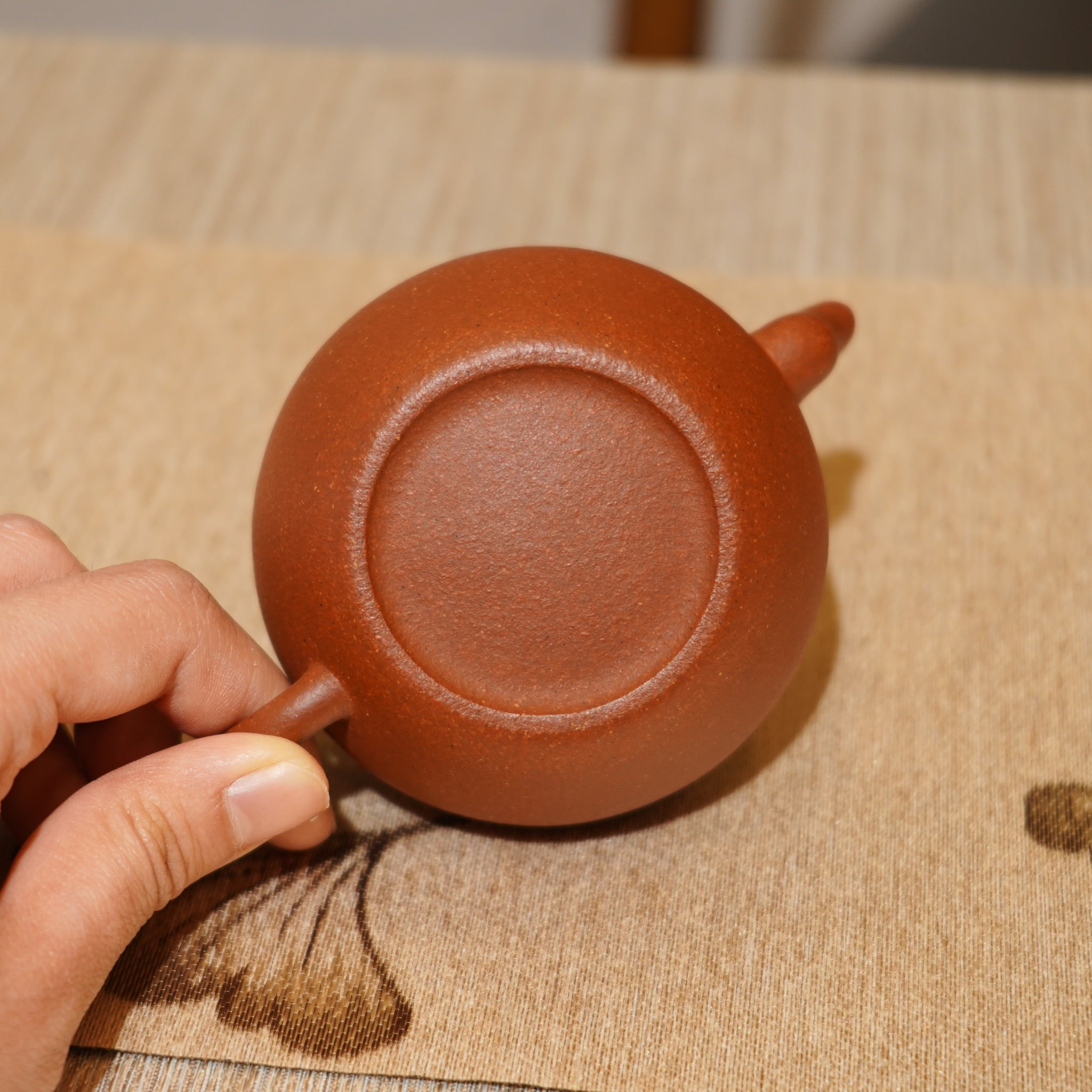 *新品* *葉鴻鈞弟子*【翁形體】全手工朱泥紫砂茶壺