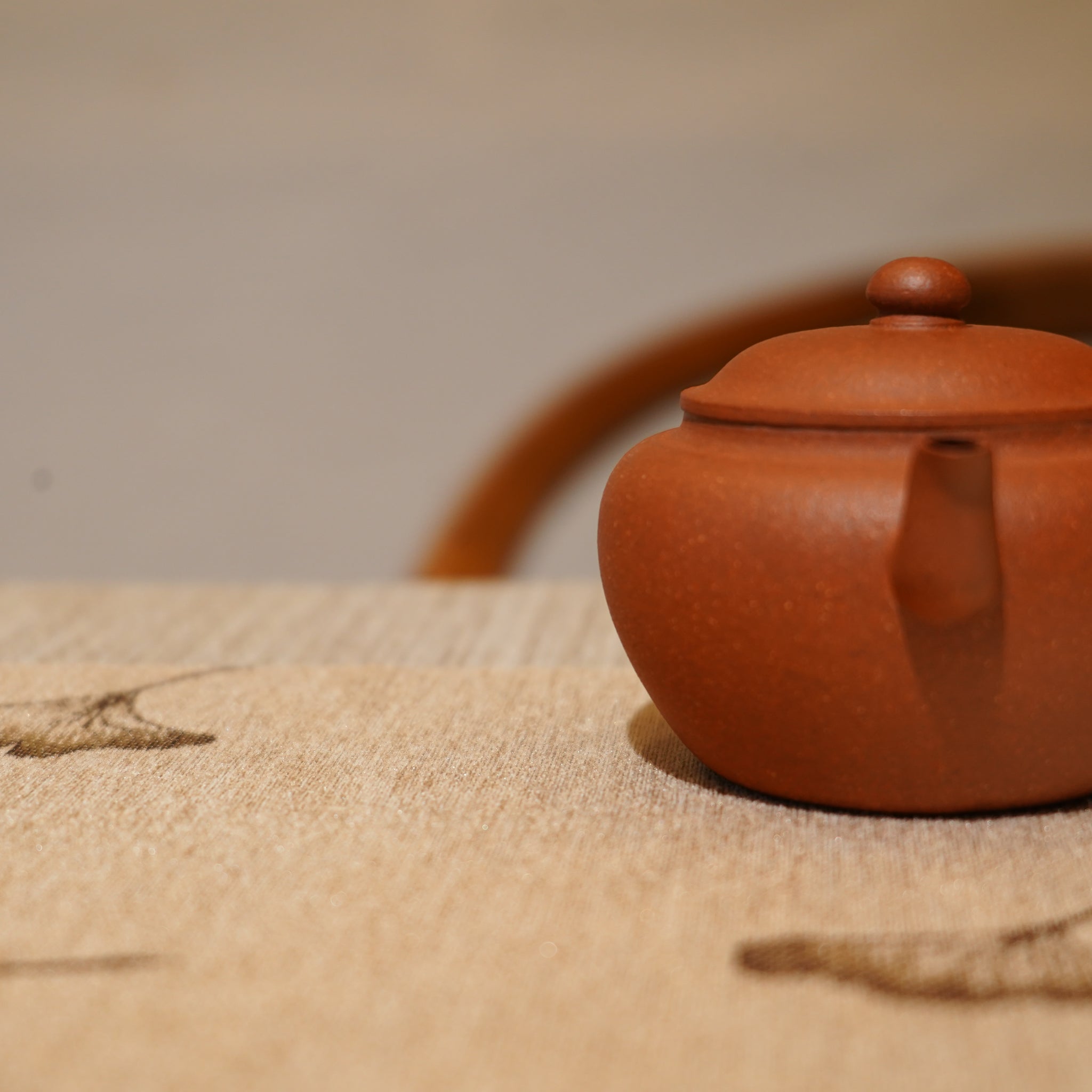 *新品* *葉鴻鈞弟子*【翁形體】全手工朱泥紫砂茶壺
