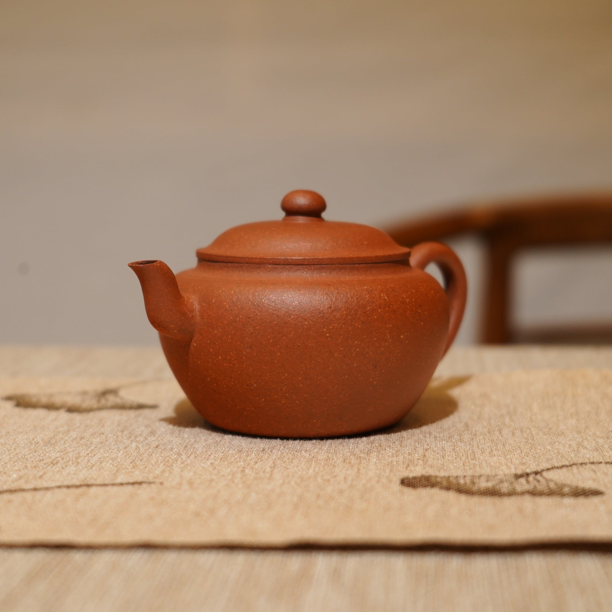 *新品* *葉鴻鈞弟子*【翁形體】全手工朱泥紫砂茶壺