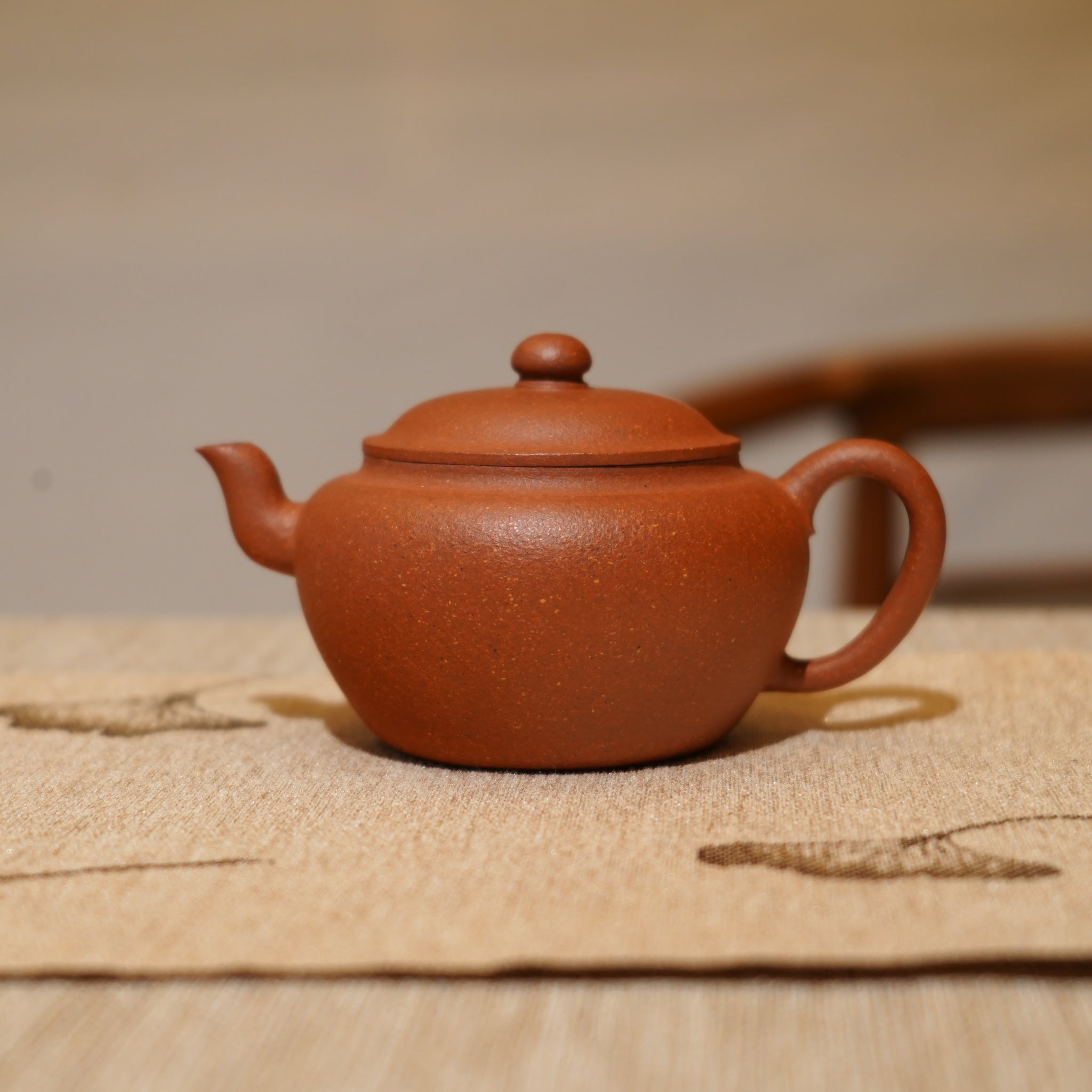 *新品* *葉鴻鈞弟子*【翁形體】全手工朱泥紫砂茶壺