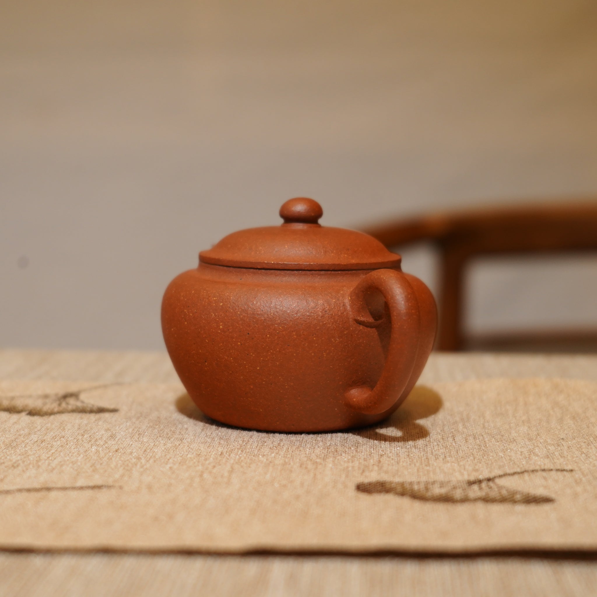 *新品* *葉鴻鈞弟子*【翁形體】全手工朱泥紫砂茶壺