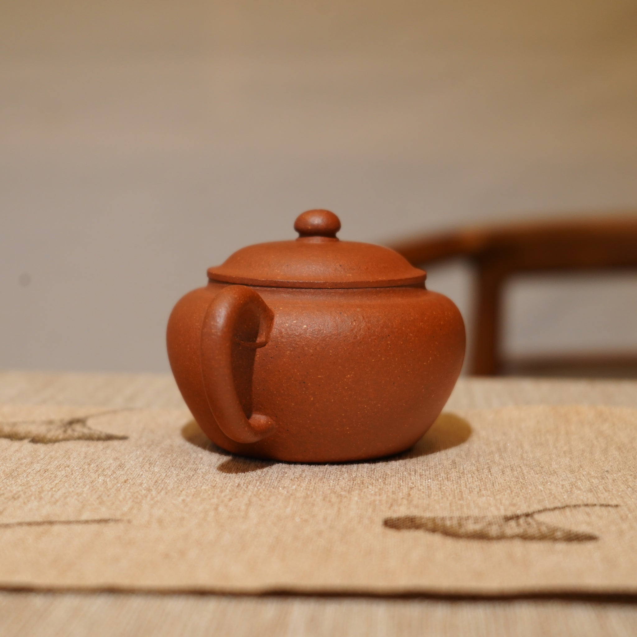 *新品* *葉鴻鈞弟子*【翁形體】全手工朱泥紫砂茶壺