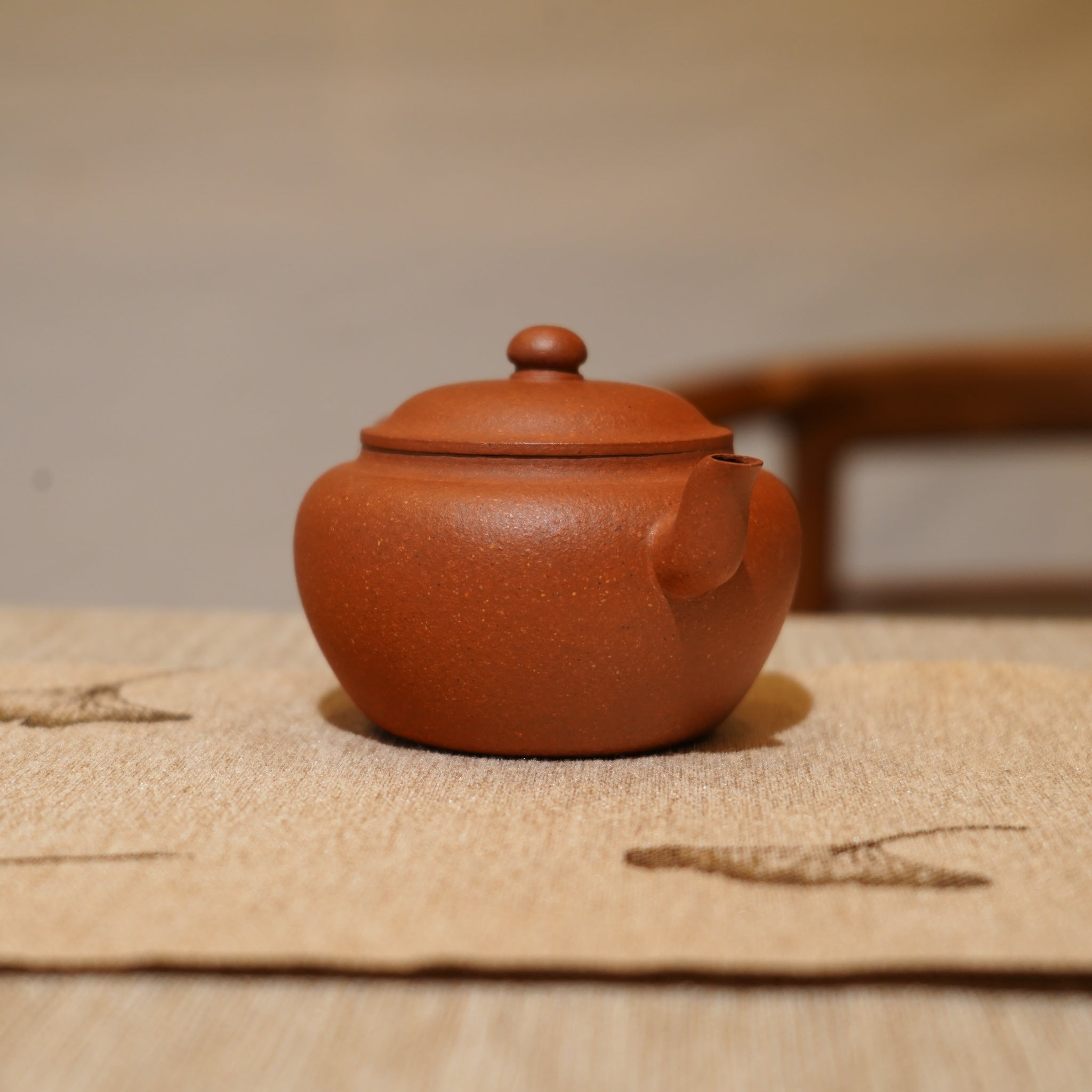 *新品* *葉鴻鈞弟子*【翁形體】全手工朱泥紫砂茶壺